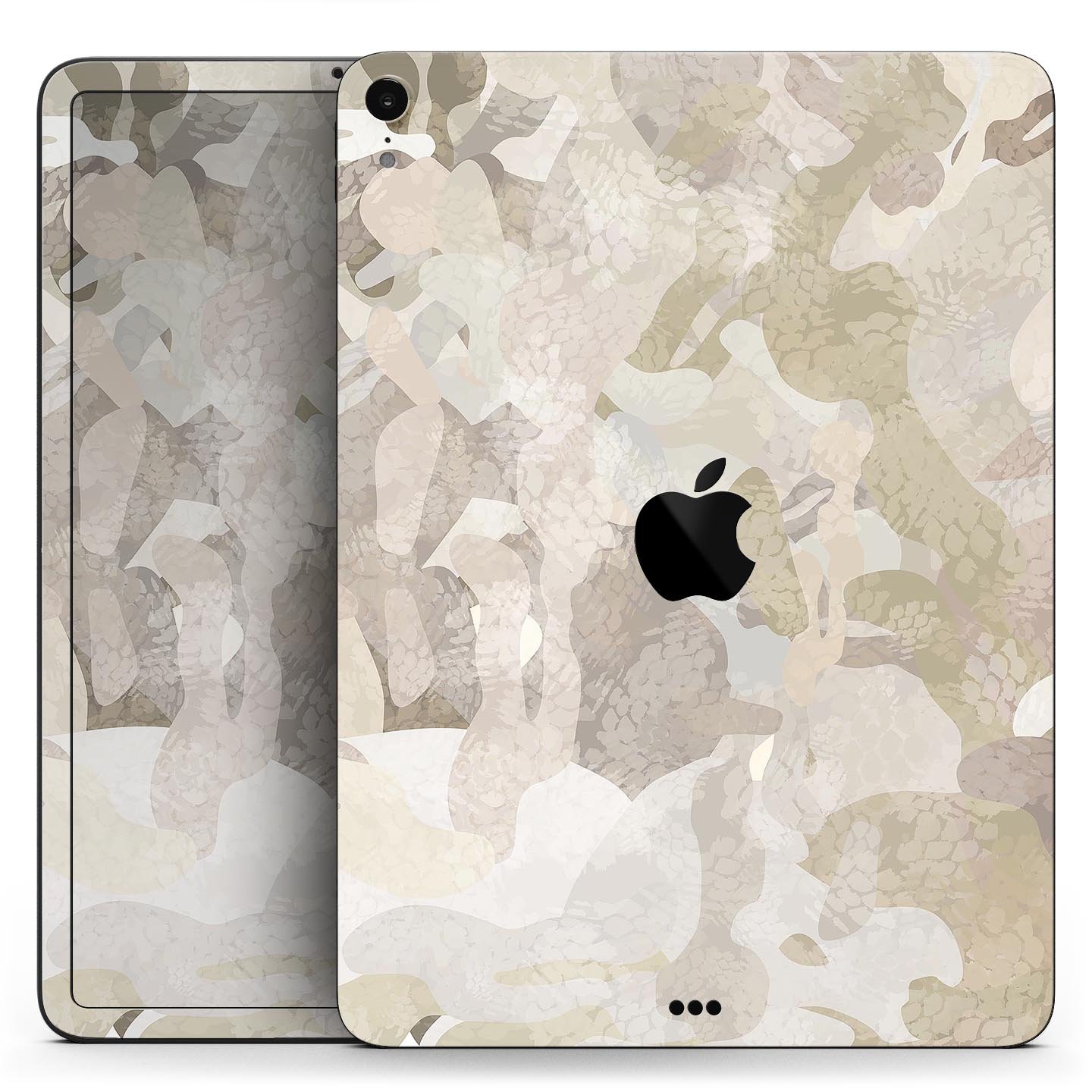 Desert Camouflage V2 skin decal for Apple iPad Pro, showcasing a stylish camouflage design with a smooth finish.