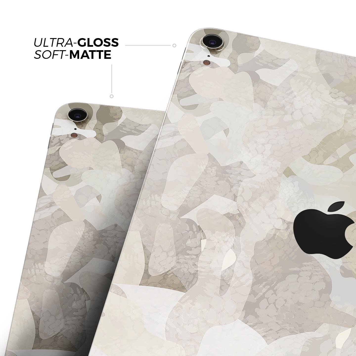 Desert Camouflage V2 skin decal for Apple iPad Pro, showcasing a stylish camouflage design with a smooth finish.