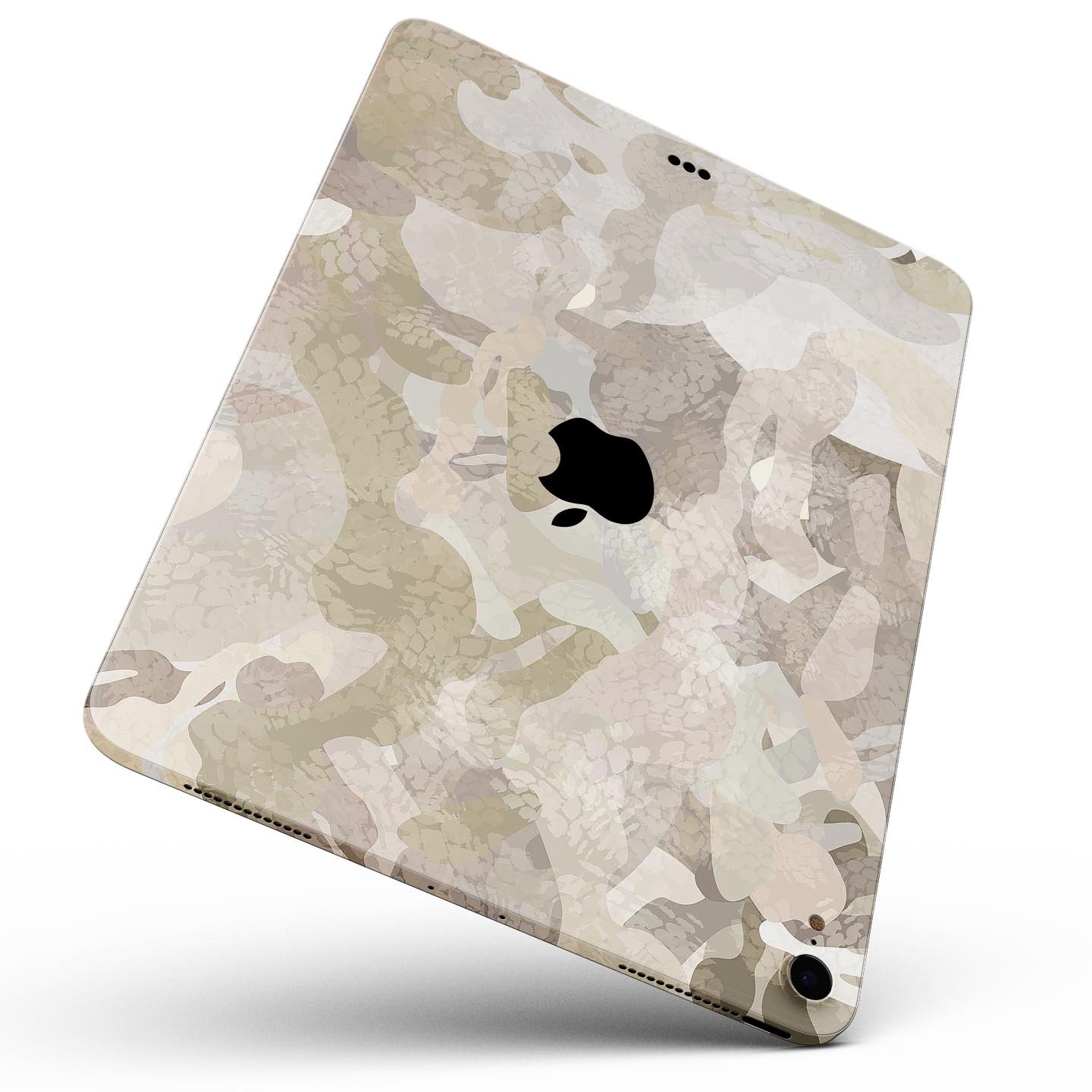 Desert Camouflage V2 skin decal for Apple iPad Pro, showcasing a stylish camouflage design with a smooth finish.