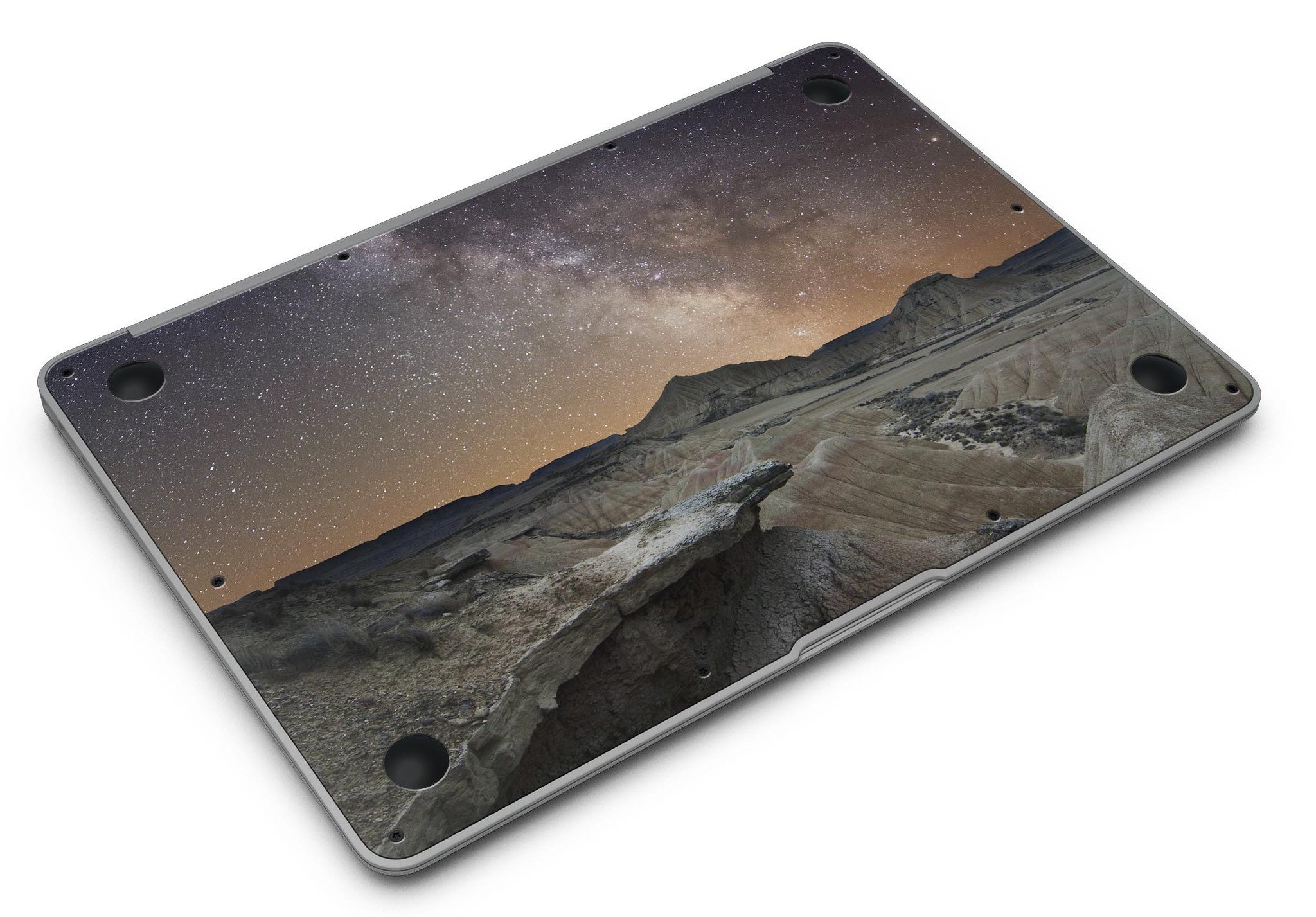 Desert Nights MacBook Air Skin Kit showcasing a stylish design with premium vinyl material.