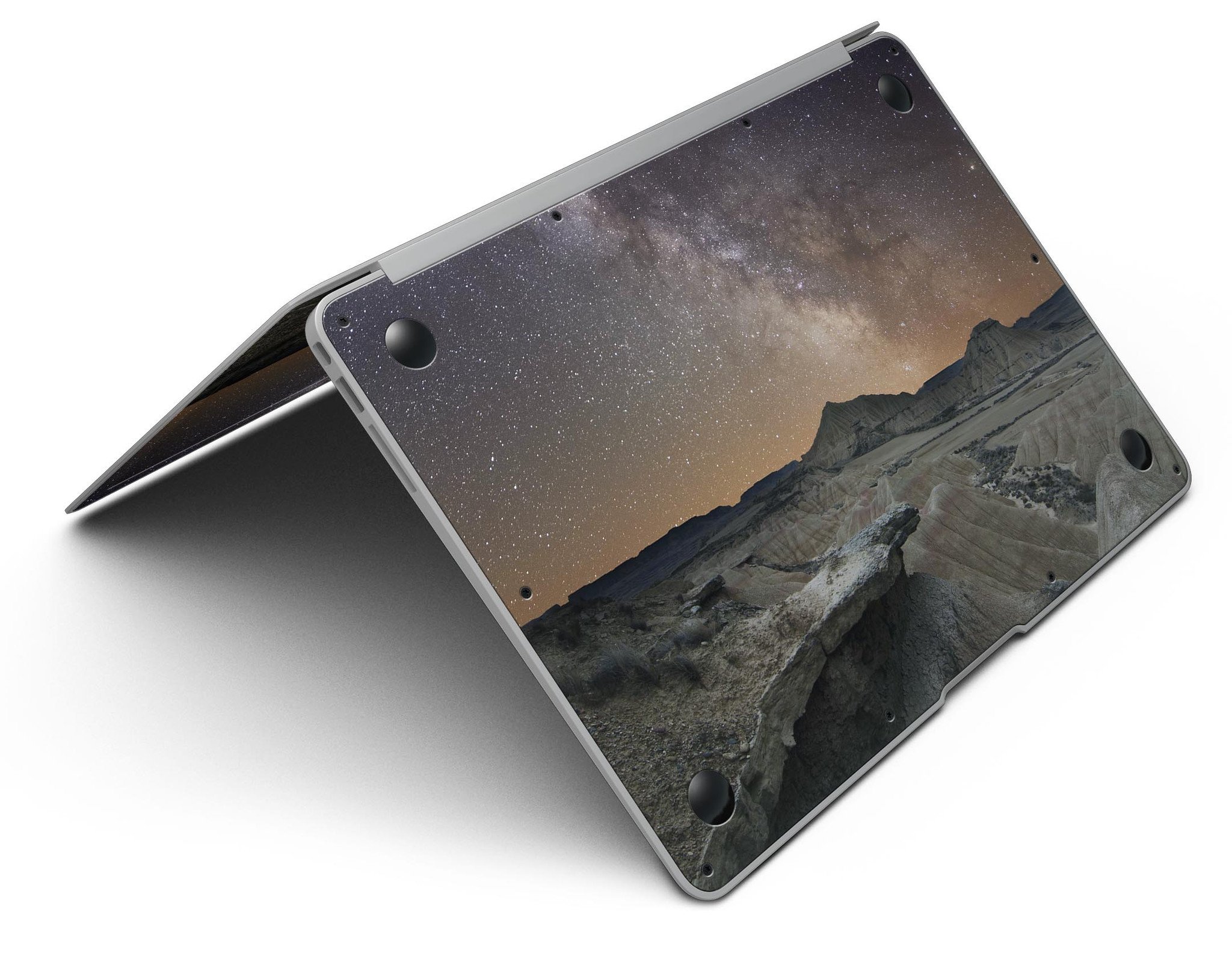 Desert Nights MacBook Air Skin Kit showcasing a stylish design with premium vinyl material.