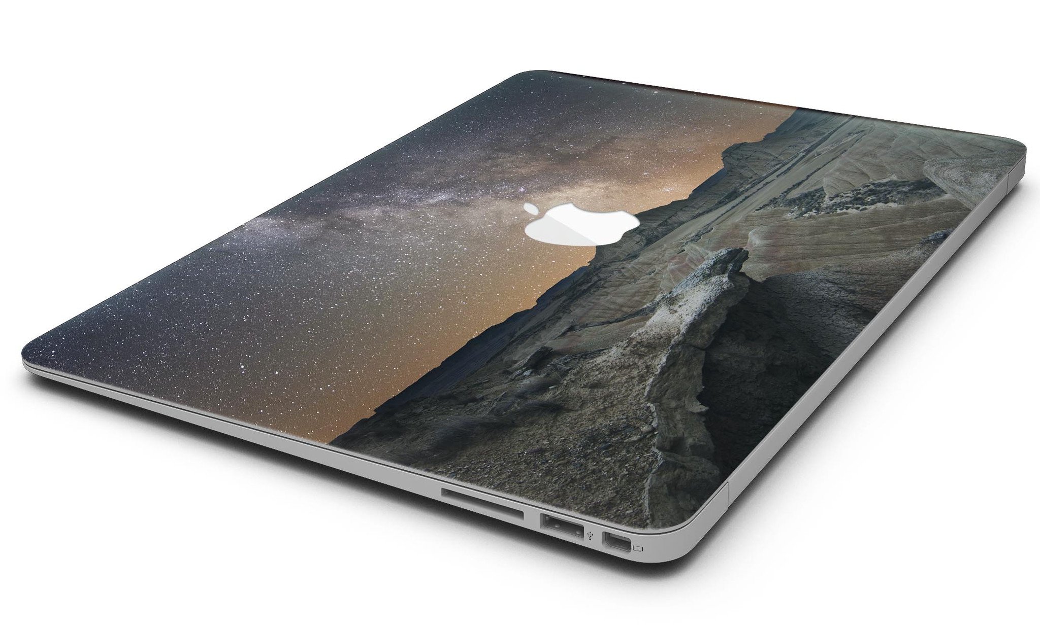 Desert Nights MacBook Air Skin Kit showcasing a stylish design with premium vinyl material.