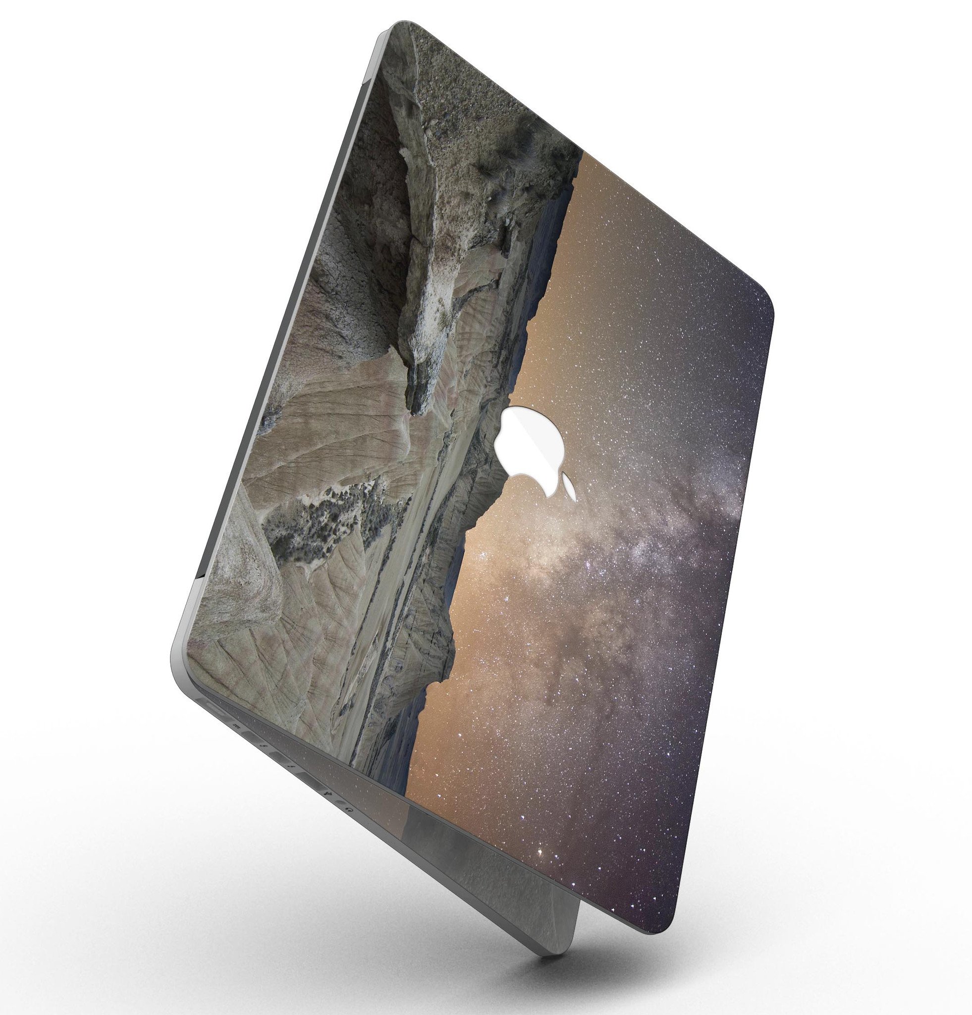 Desert Nights skin kit for MacBook Pro with Retina Display, showcasing a stylish design and premium vinyl material.