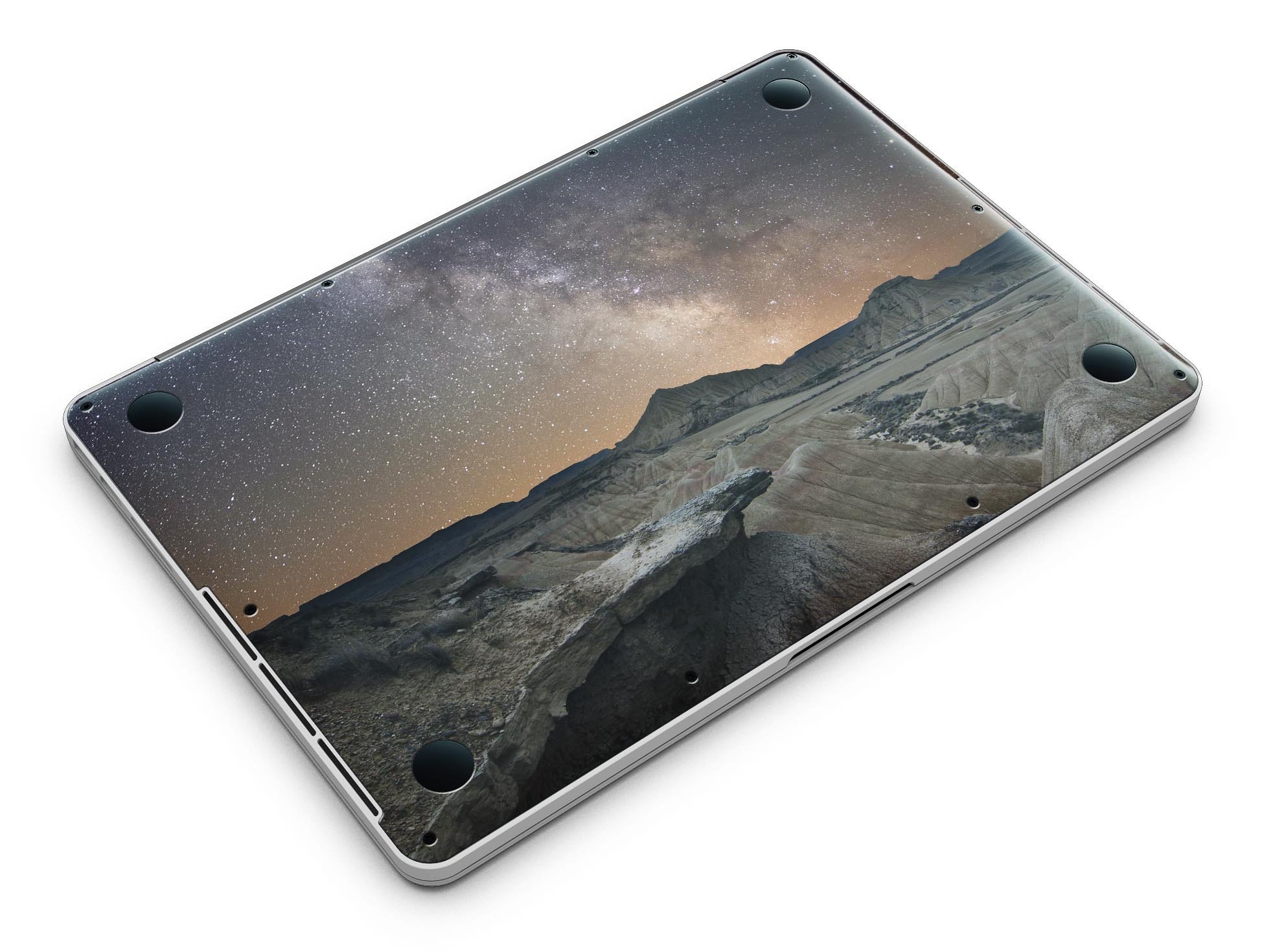 Desert Nights skin kit for MacBook Pro with Retina Display, showcasing a stylish design and premium vinyl material.