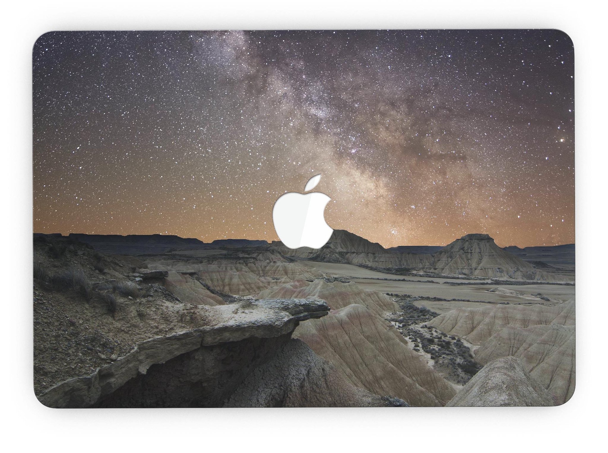 Desert Nights skin kit for MacBook Pro with Retina Display, showcasing a stylish design and premium vinyl material.