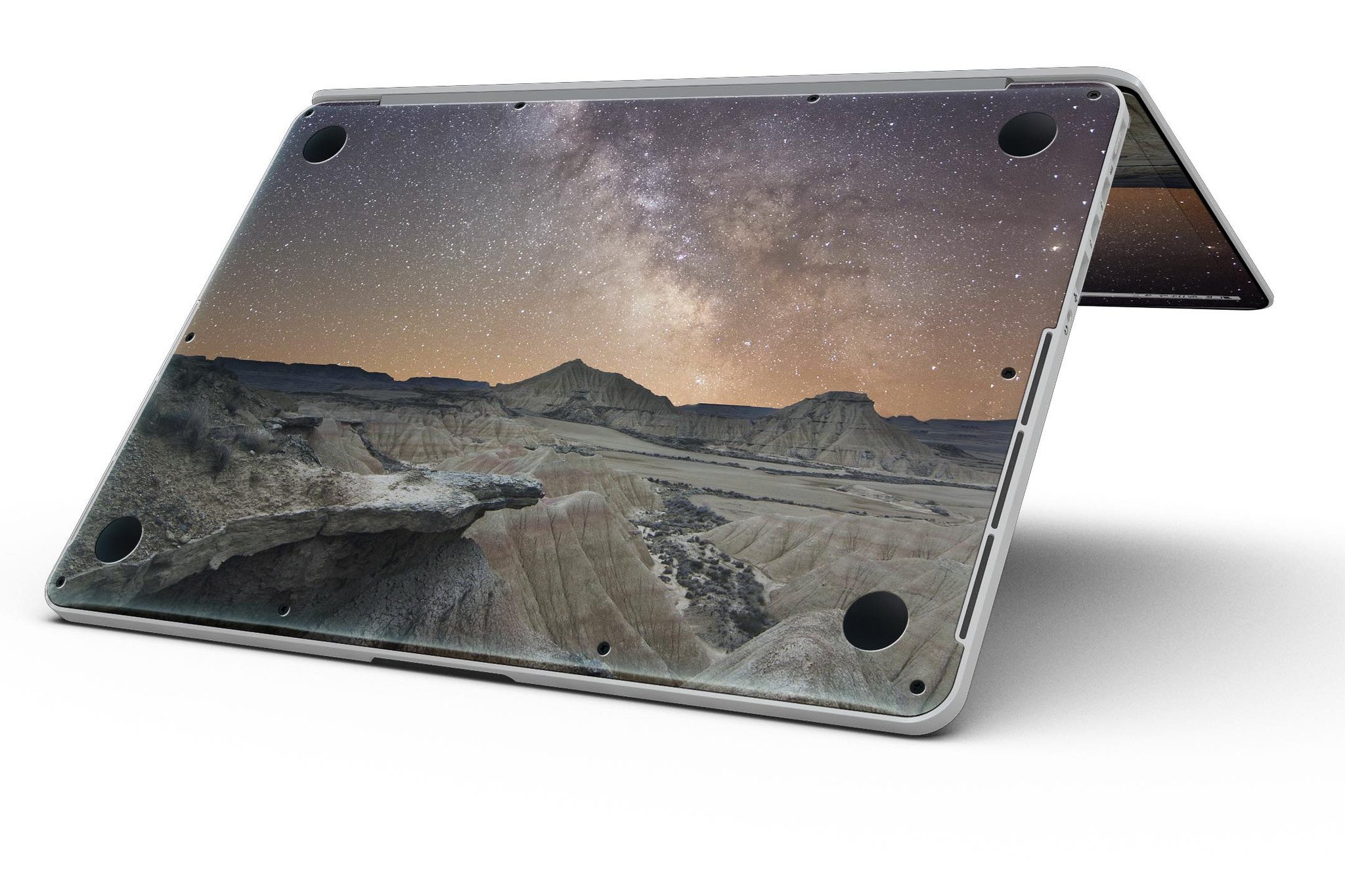 Desert Nights skin kit for MacBook Pro with Retina Display, showcasing a stylish design and premium vinyl material.