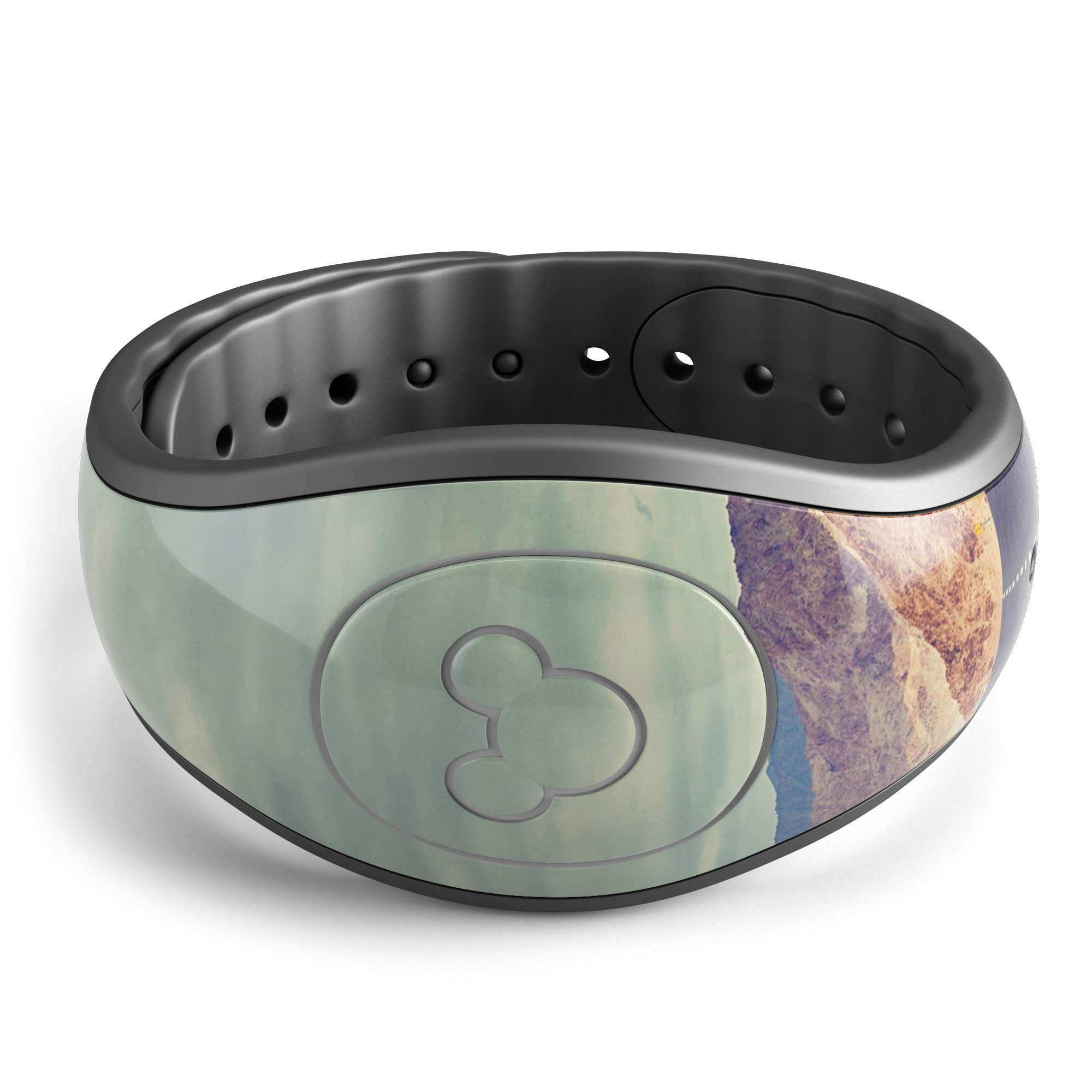 Desert Road decal skin wrap kit for Disney Magic Band, showcasing trendy designs and high-quality finish.