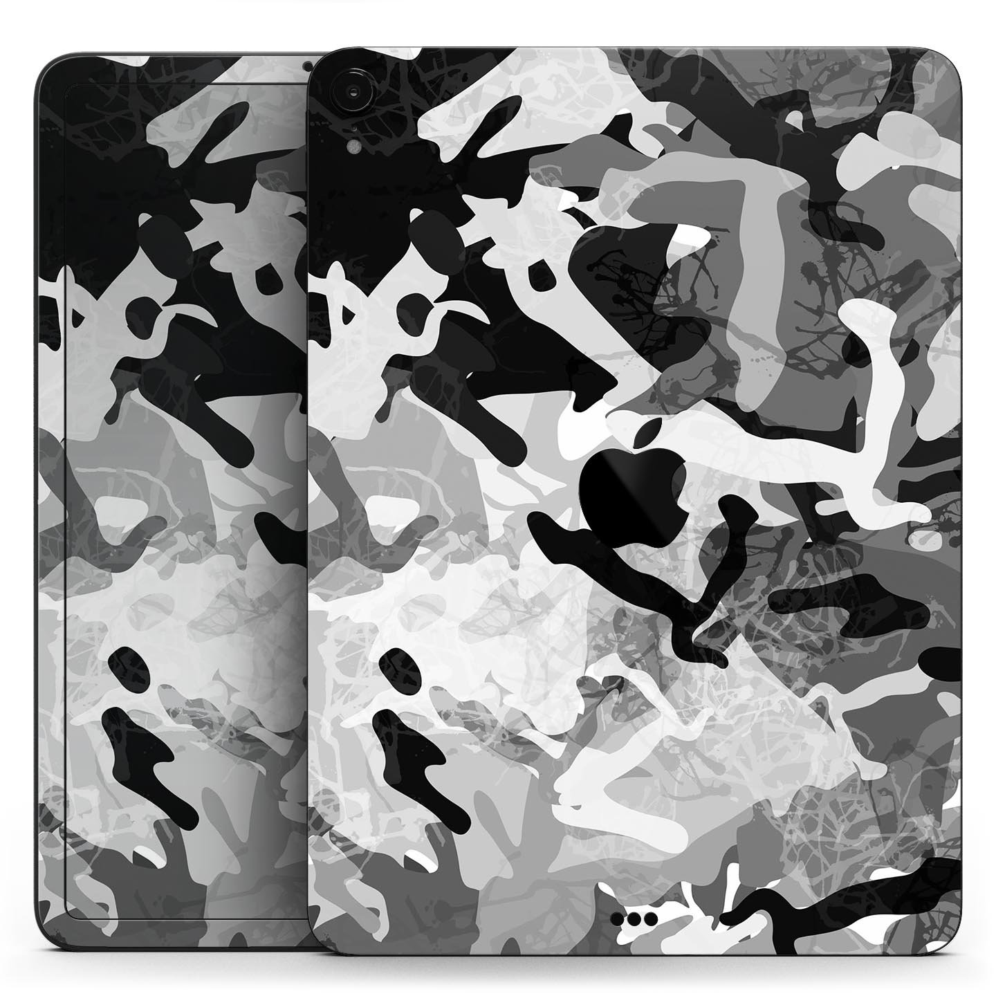 Desert Snow Camouflage V2 skin decal for Apple iPad, showcasing a stylish camouflage design with a smooth finish.