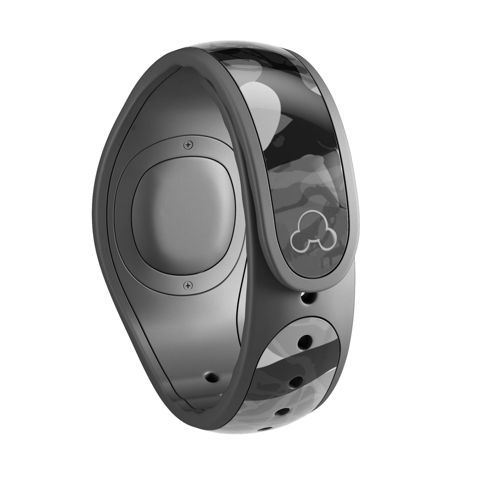 Desert Snow Camouflage V2 skin decal wrap kit for Disney Magic Band, showcasing a stylish camouflage design with a soft matte finish.