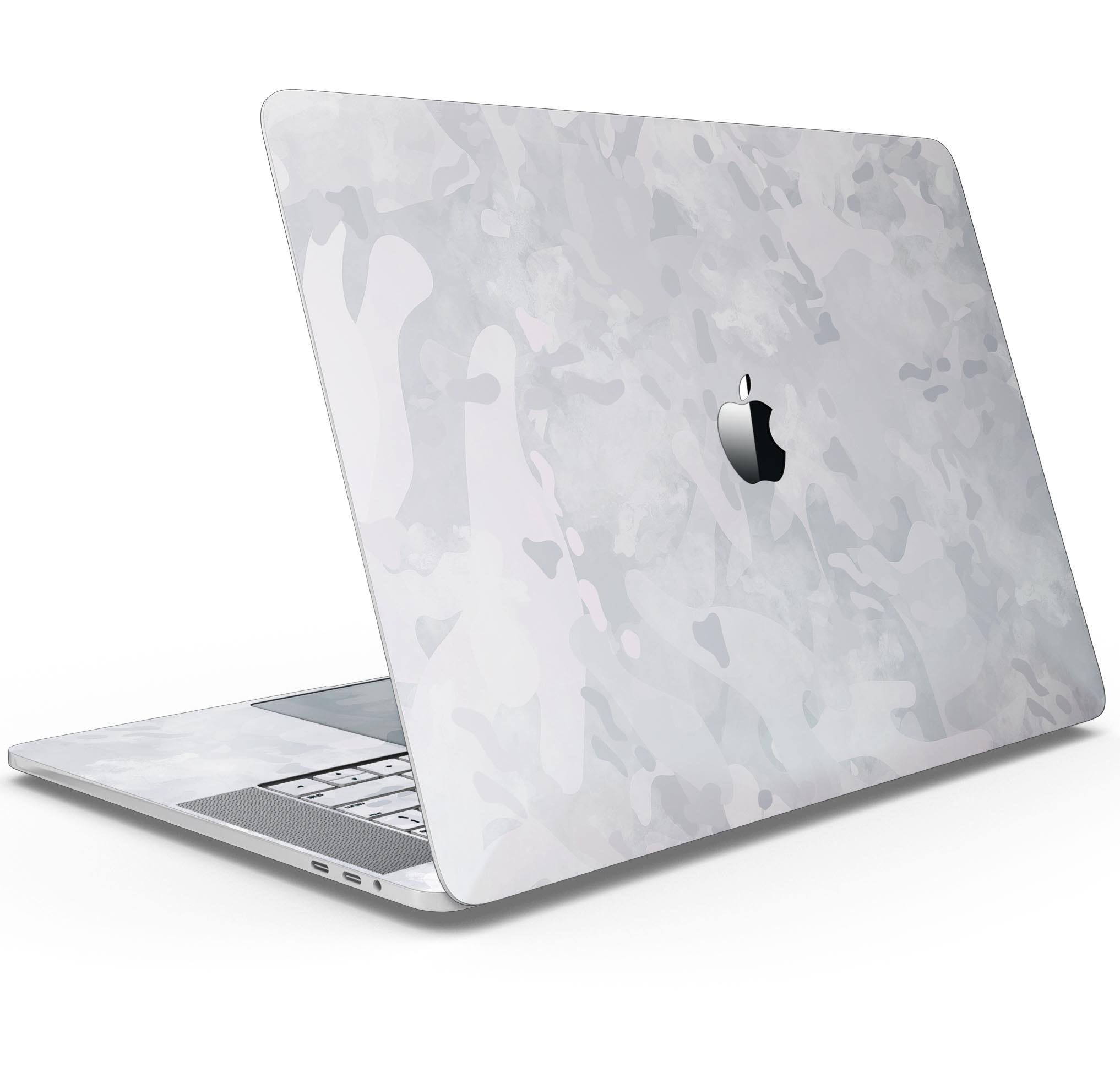 Desert Winter Camouflage V3 skin decal wrap kit for Apple MacBook, showcasing a stylish design and premium vinyl material.