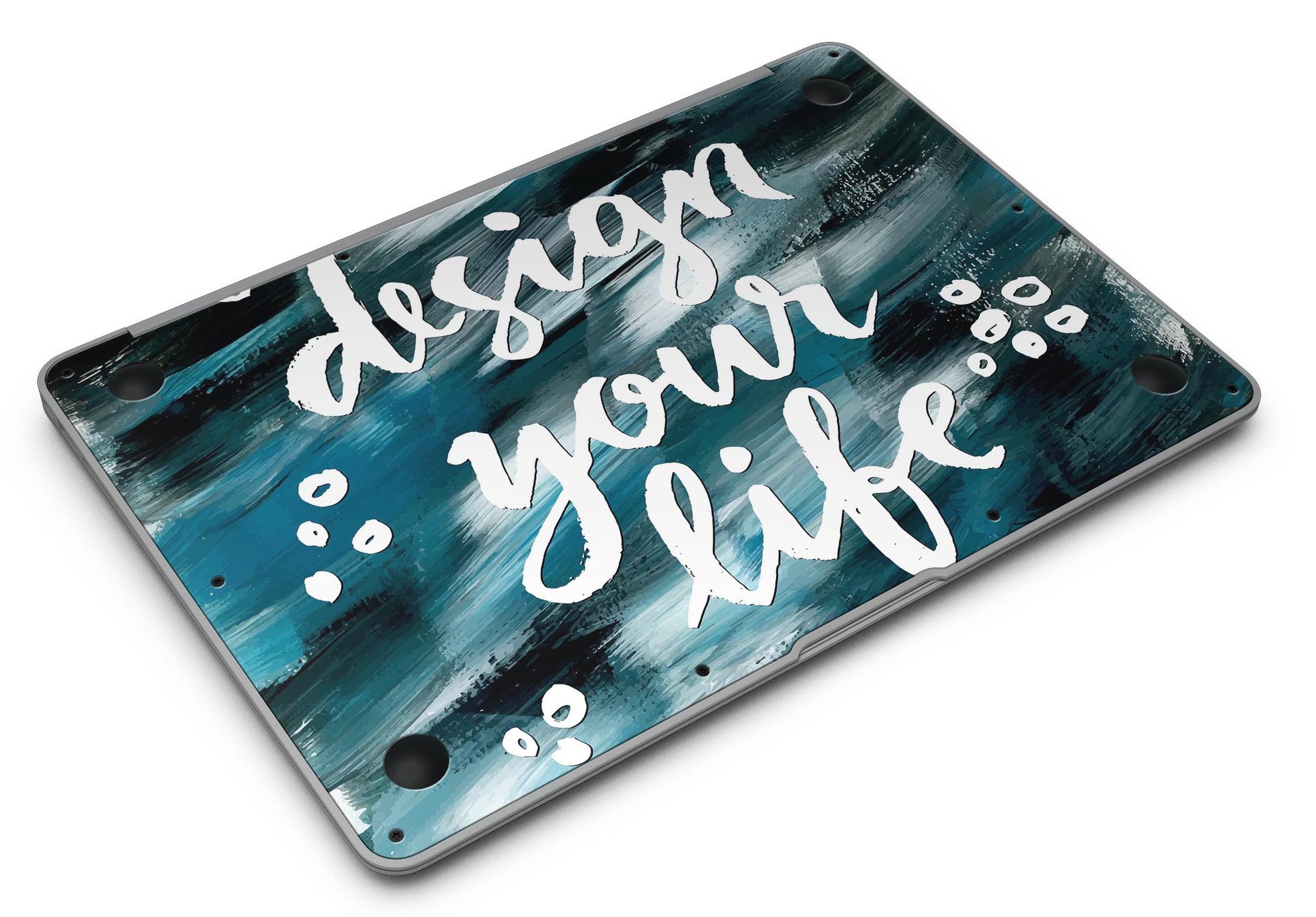 Design your Life MacBook Air Skin Kit showcasing premium vinyl in gloss and matte finishes, designed for protection and style.