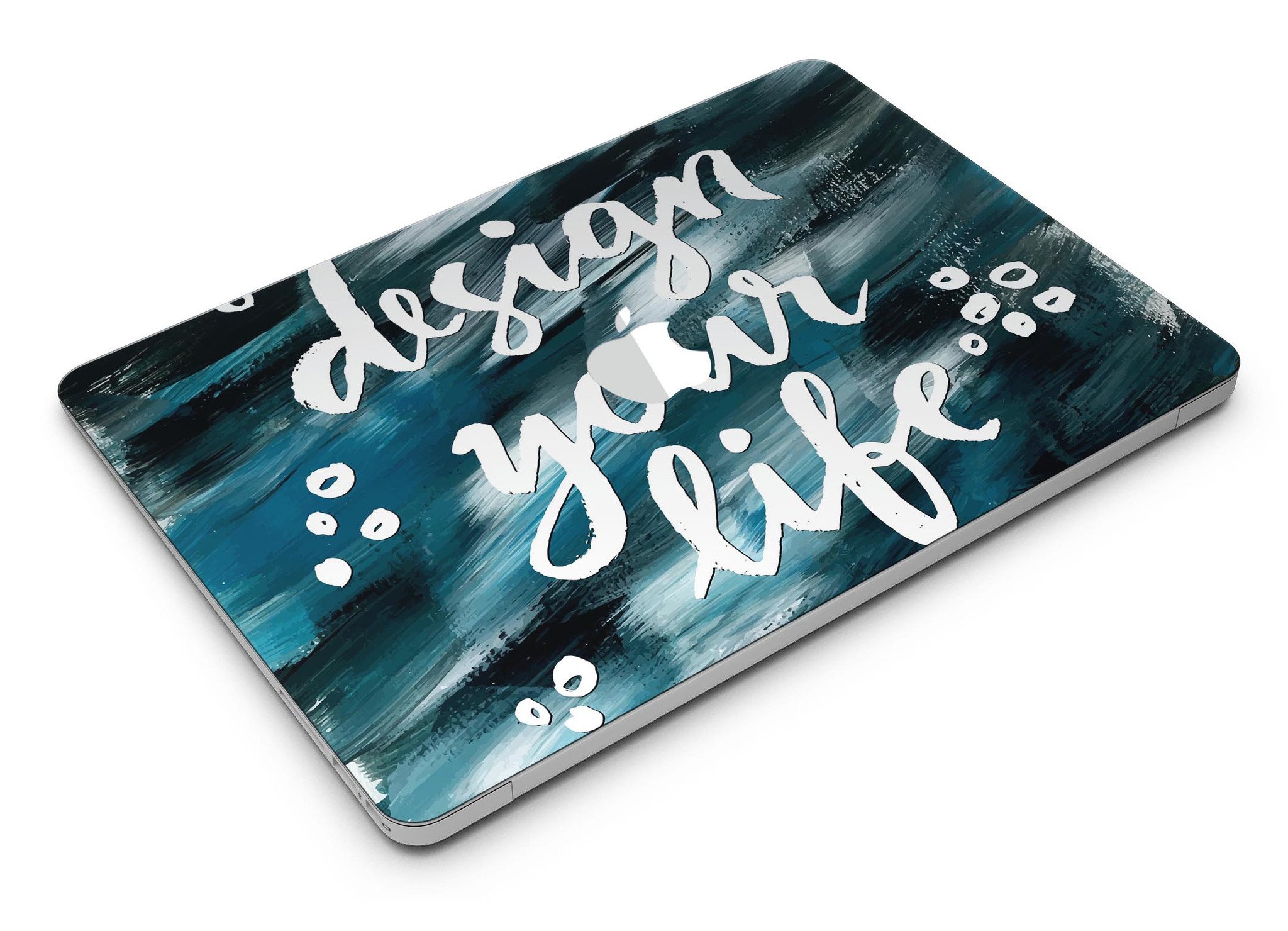 Design your Life MacBook Air Skin Kit showcasing premium vinyl in gloss and matte finishes, designed for protection and style.