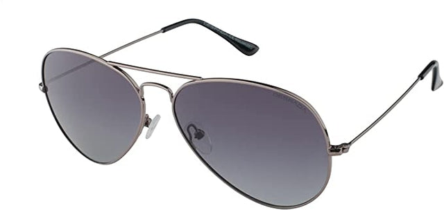 DESPADA DS 1931 C 3 aviator glasses in grey metal frame, showcasing stylish design and comfortable fit.