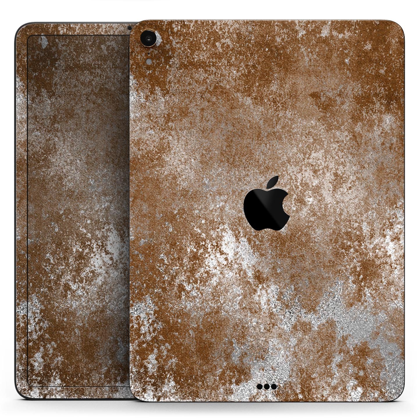 Distressed Silver Texture skin decal for Apple devices, showcasing a sleek design and premium quality finish.