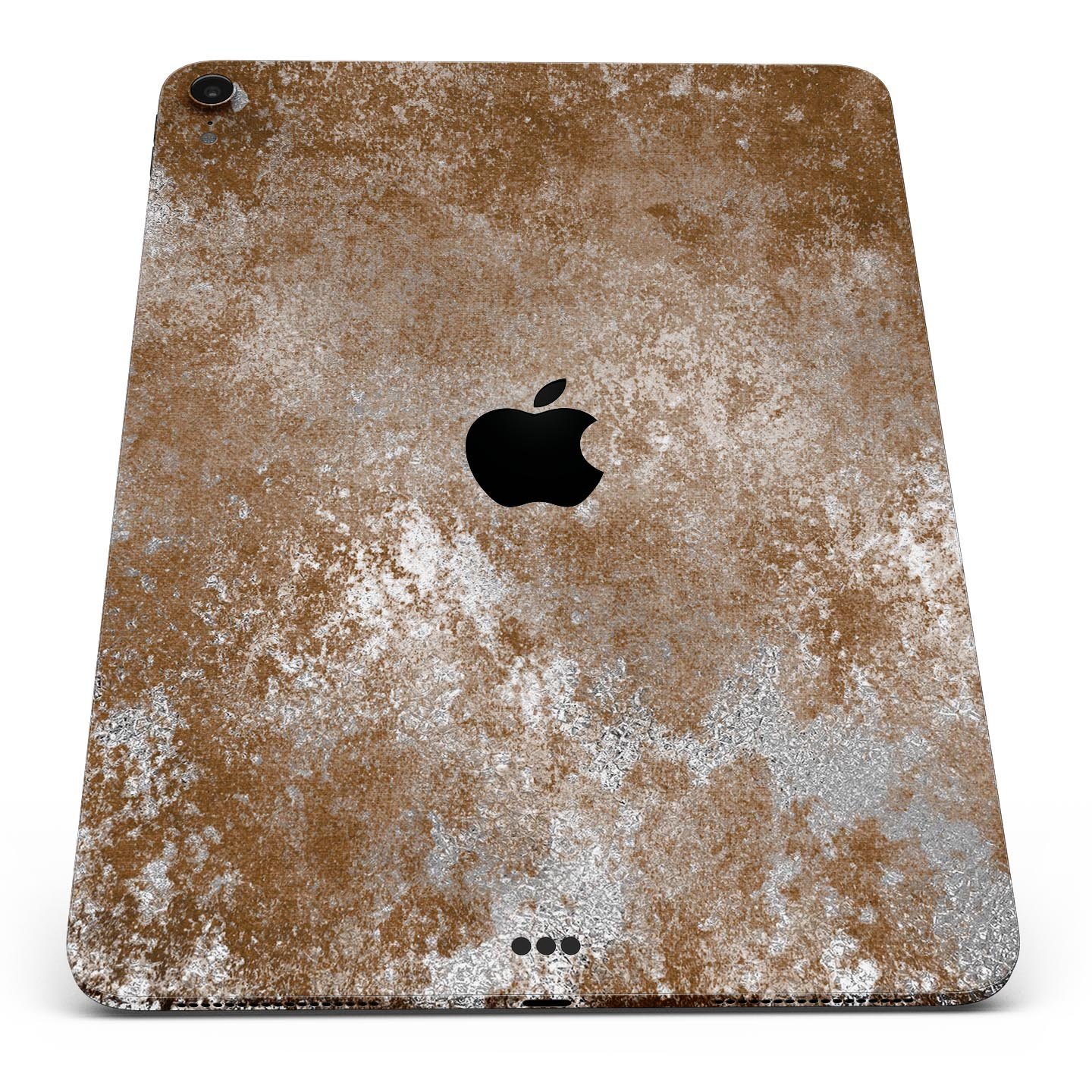 Distressed Silver Texture skin decal for Apple devices, showcasing a sleek design and premium quality finish.