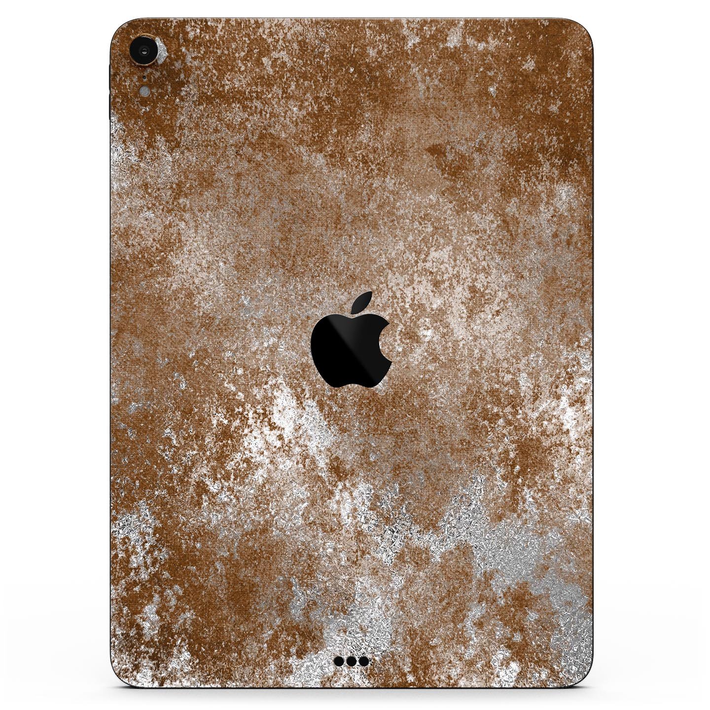 Distressed Silver Texture skin decal for Apple devices, showcasing a sleek design and premium quality finish.