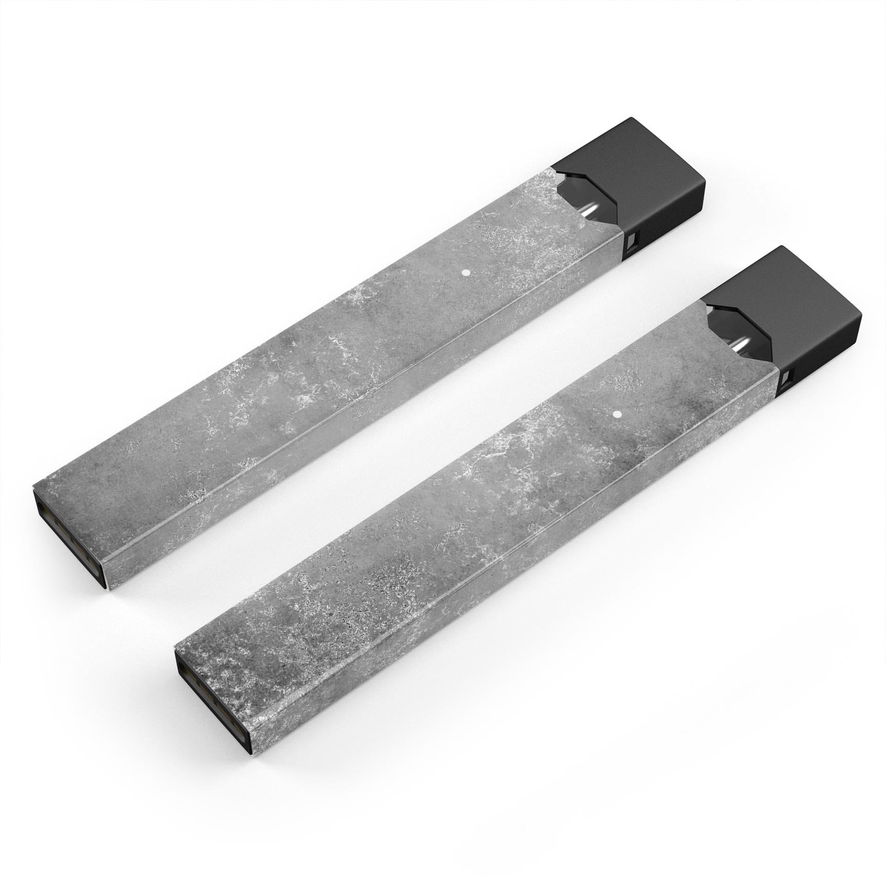 Distressed Silver Texture skin-wrap for JUUL device, showcasing a stylish and protective design.