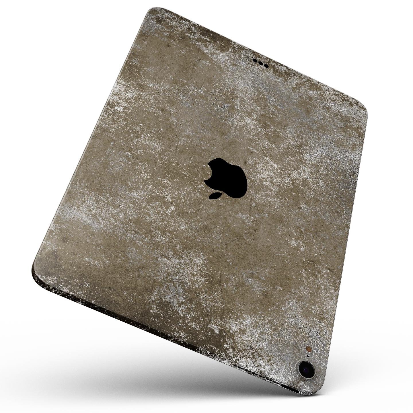 Distressed Silver Texture skin decal for Apple iPad, showcasing a sleek design with a textured finish for enhanced grip and style.