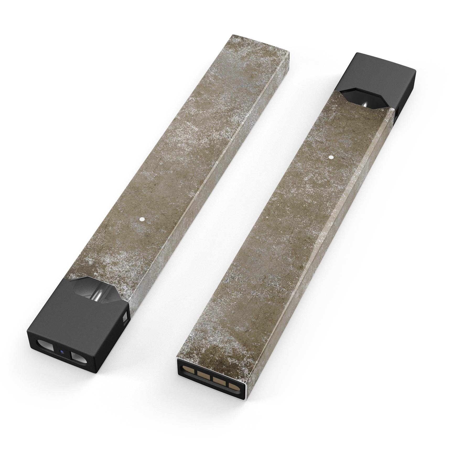 Distressed Silver Texture skin-wrap for JUUL vaping device, showcasing a stylish and protective design.