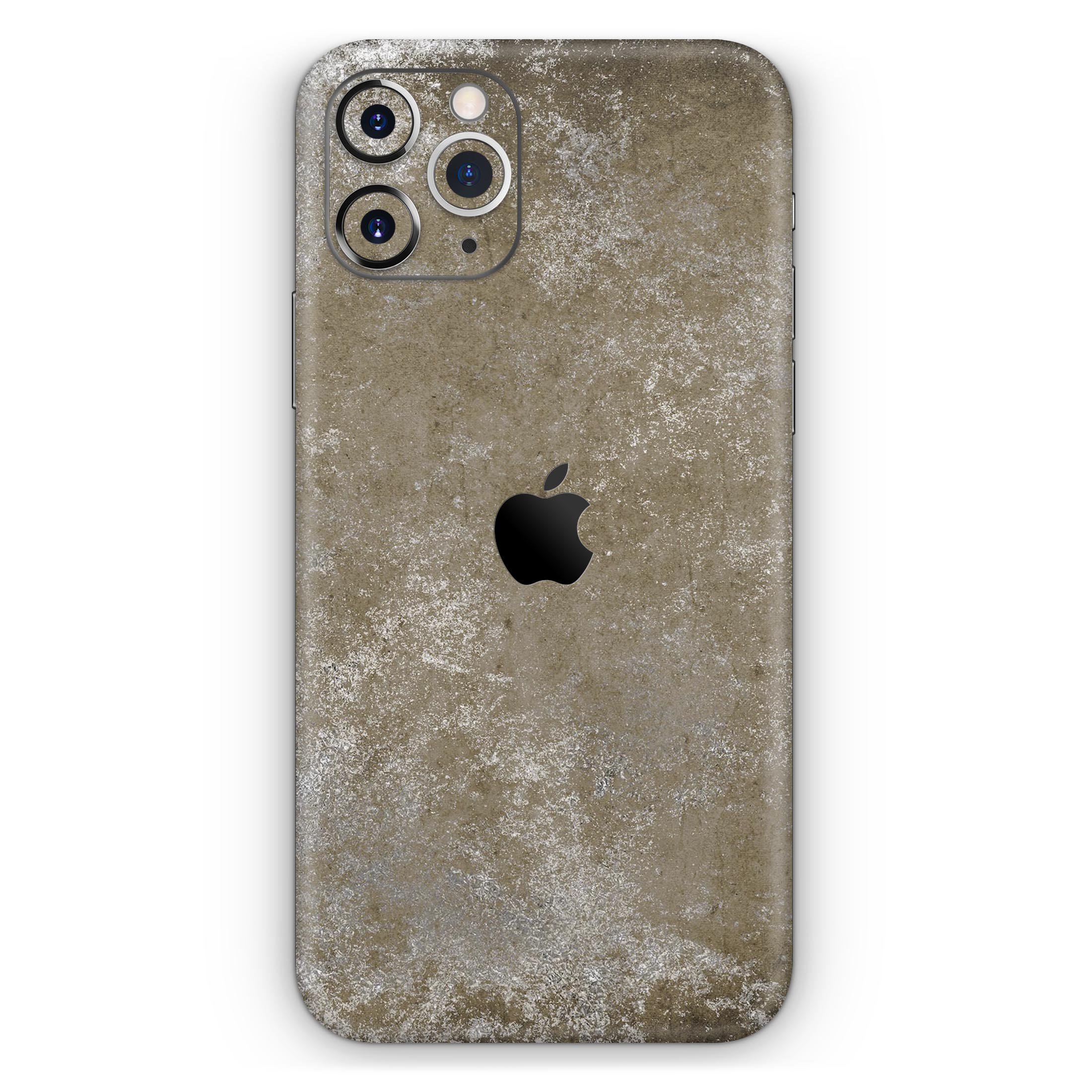 Distressed Silver Texture Skin-Kit for Apple iPhone, showcasing a sleek design and premium finish.