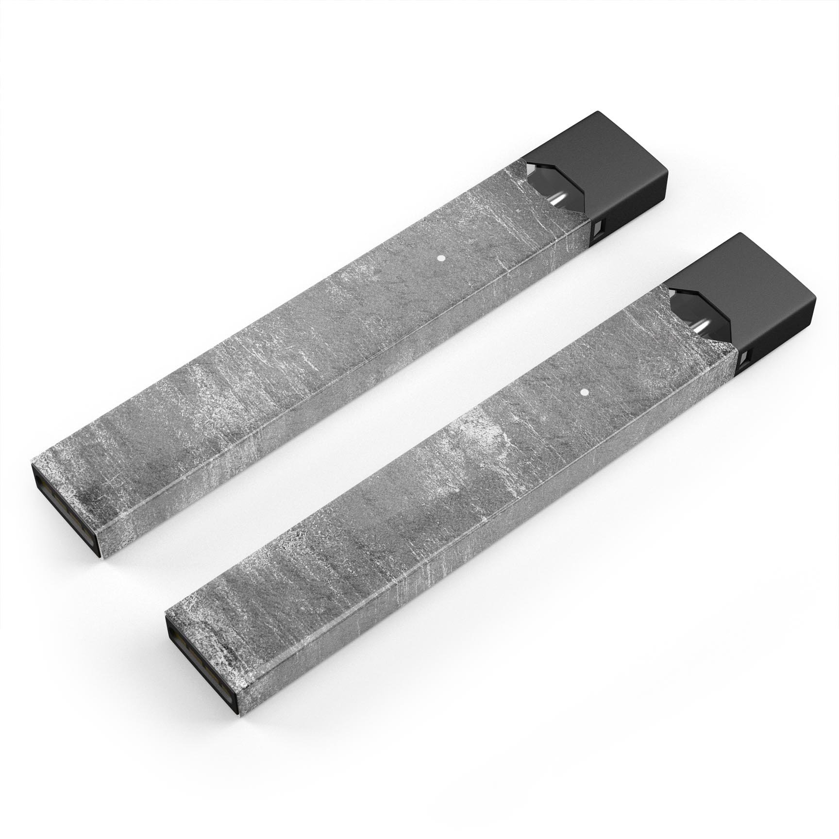 Distressed Silver Texture skin-wrap for JUUL device, showcasing its sleek design and premium quality.