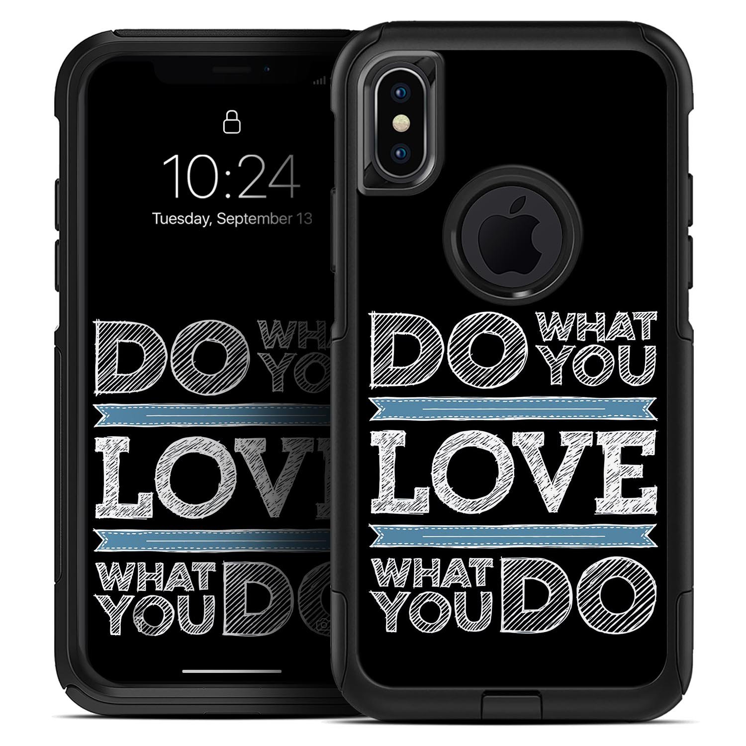 Do What You Love Skin Kit for iPhone OtterBox Cases featuring a vibrant design and ultra-thin protection.