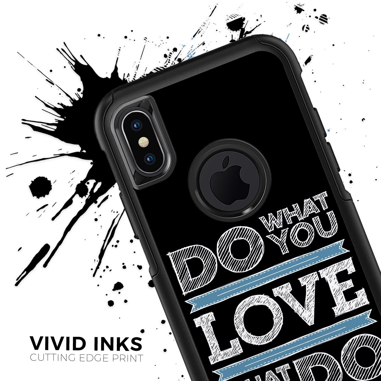 Do What You Love Skin Kit for iPhone OtterBox Cases featuring a vibrant design and ultra-thin protection.