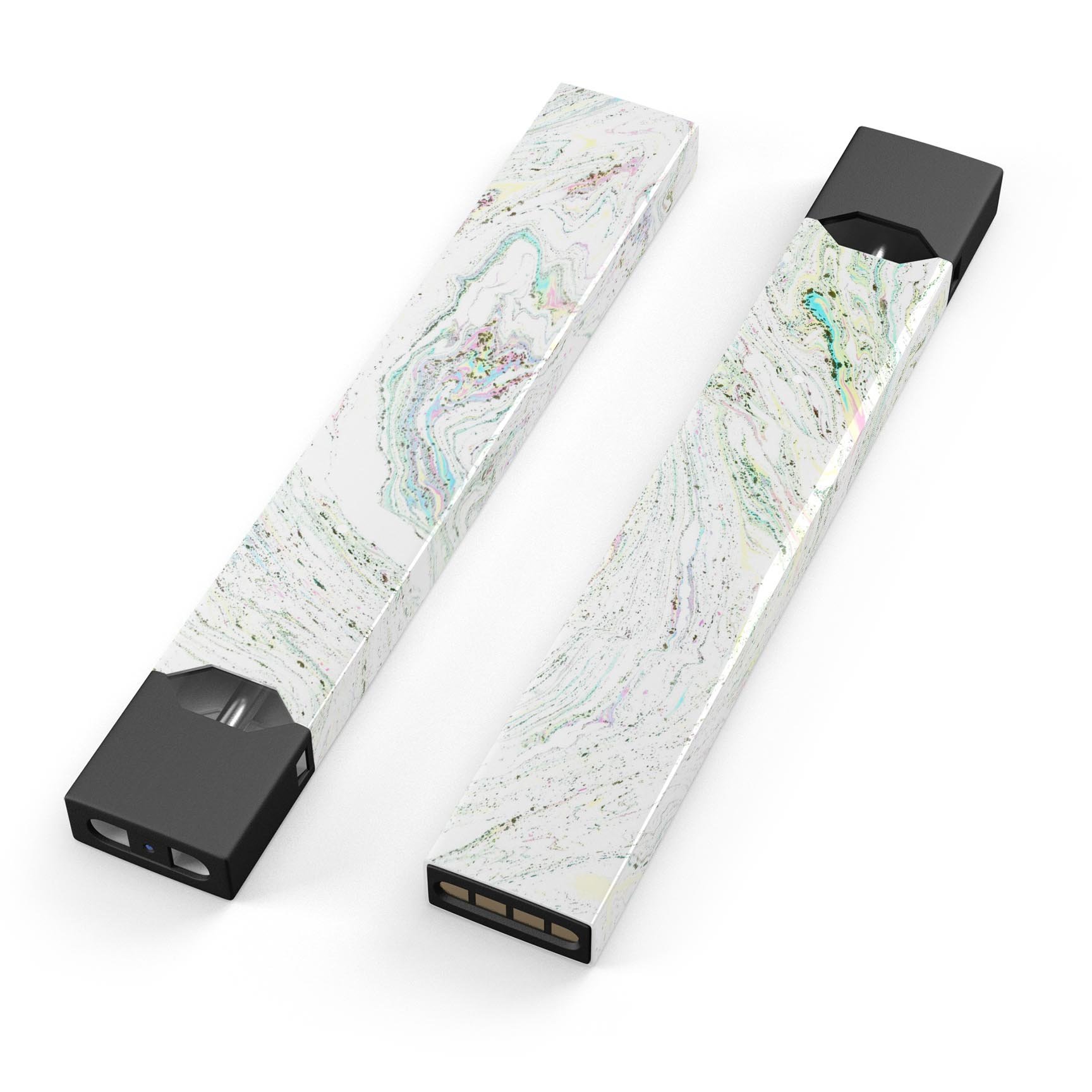 Dotted Mixtured Textured Marble skin-wrap for JUUL device, showcasing a stylish design with a premium finish.