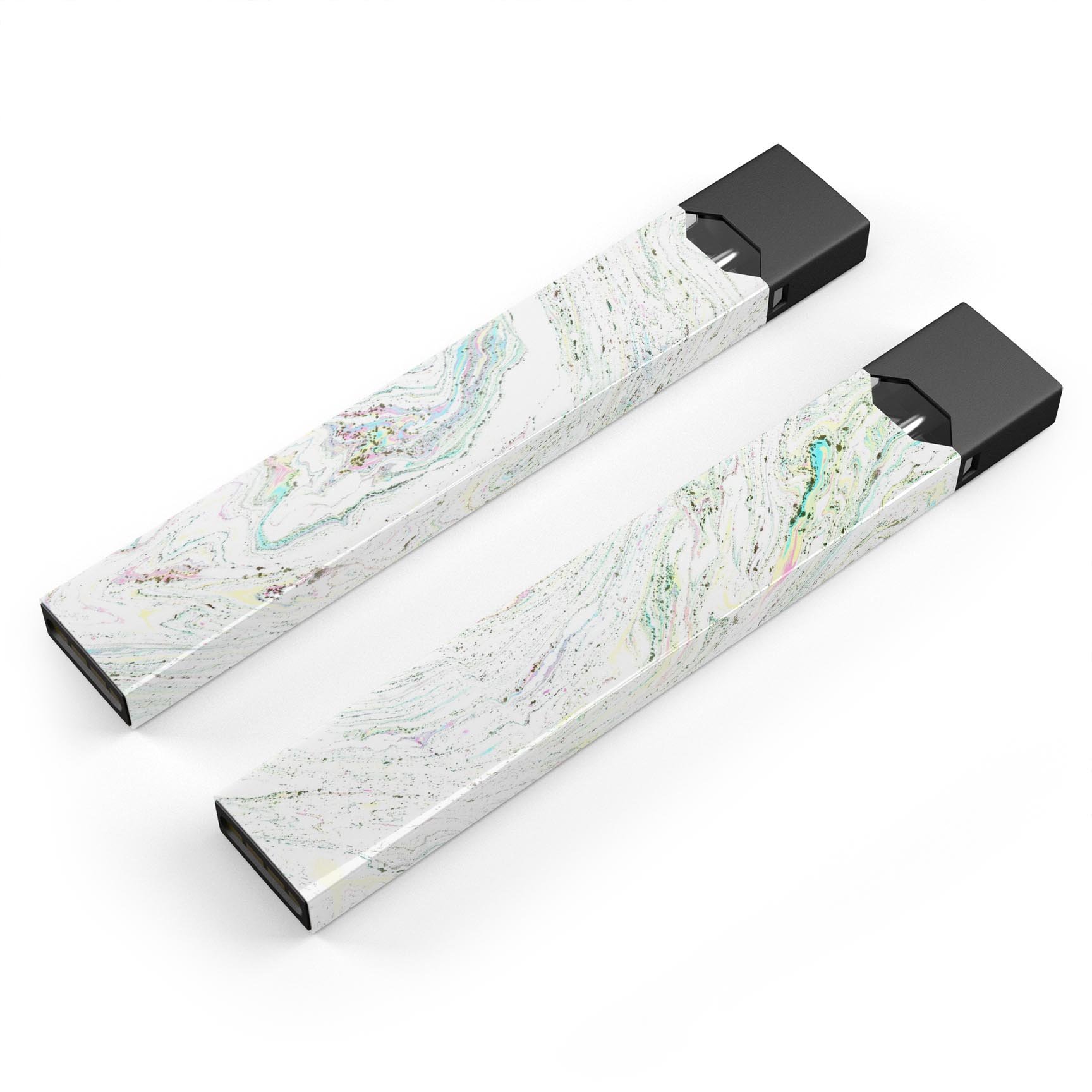 Dotted Mixtured Textured Marble skin-wrap for JUUL device, showcasing a stylish design with a premium finish.