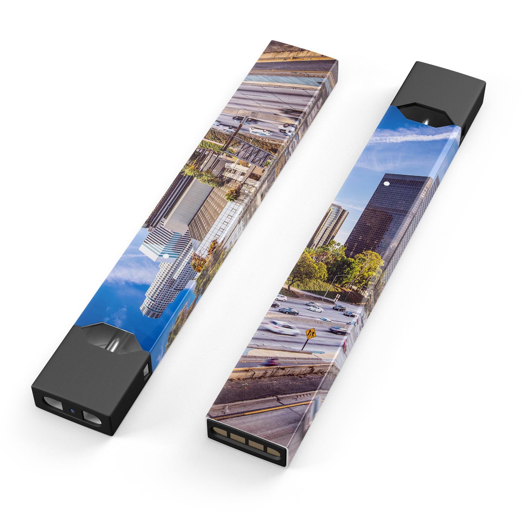 Downtown LA Life premium decal skin-wrap sticker for JUUL device, showcasing vibrant design and protective features.