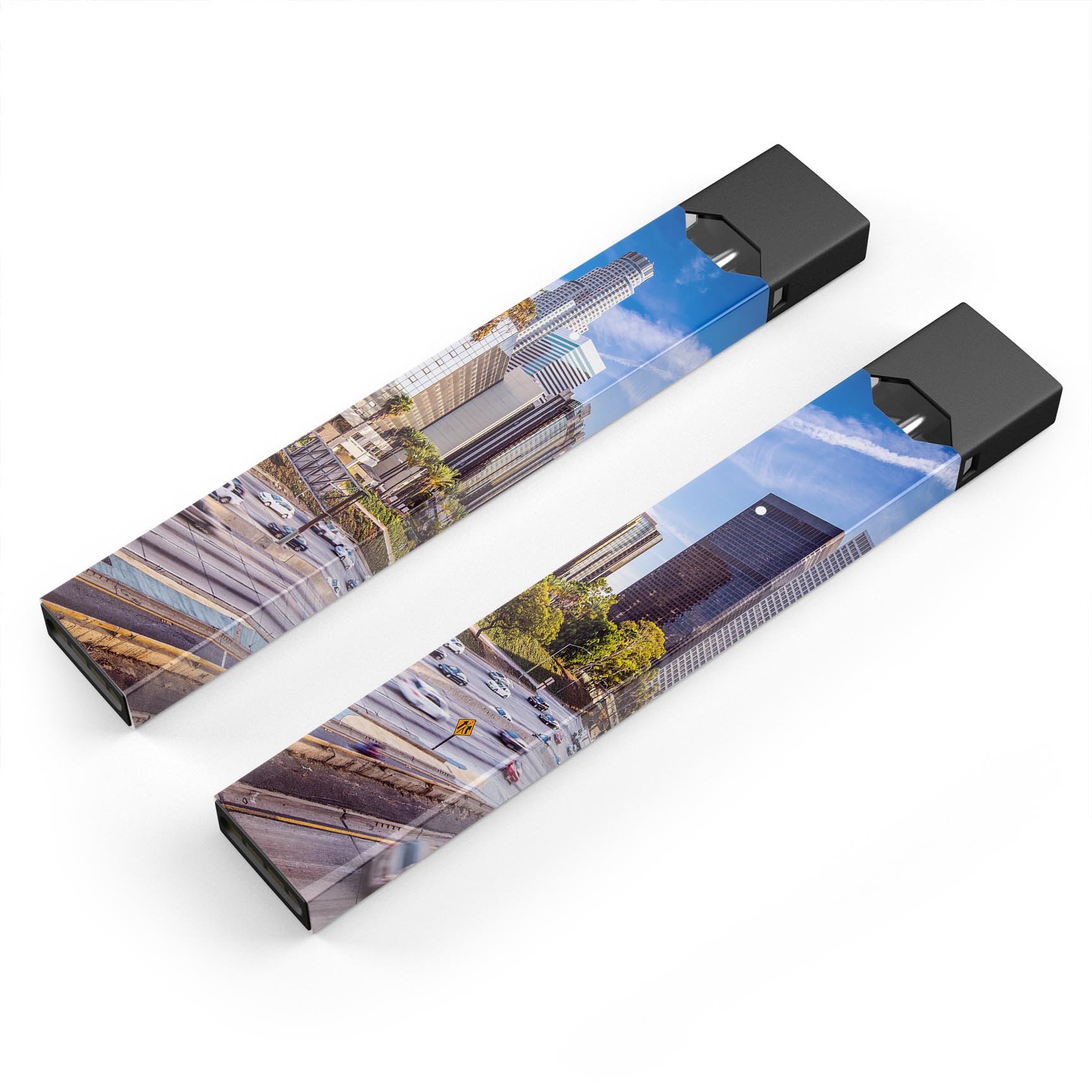 Downtown LA Life premium decal skin-wrap sticker for JUUL device, showcasing vibrant design and protective features.