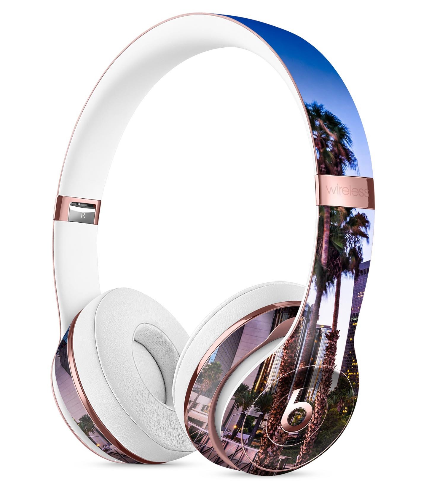 Downtown LA Life V2 Full-Body Skin Kit for Beats by Dre Solo 3, showcasing vibrant design and precise fit.