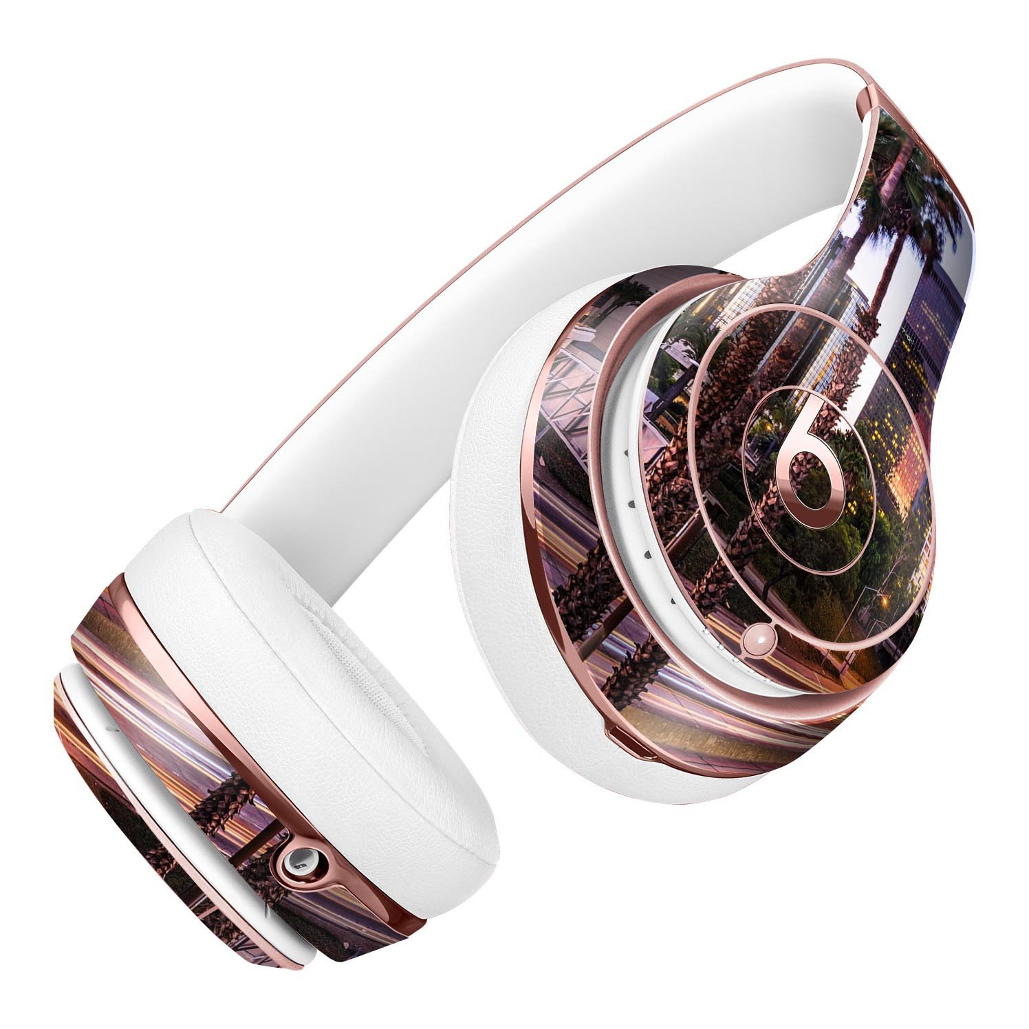 Downtown LA Life V2 Full-Body Skin Kit for Beats by Dre Solo 3, showcasing vibrant design and precise fit.