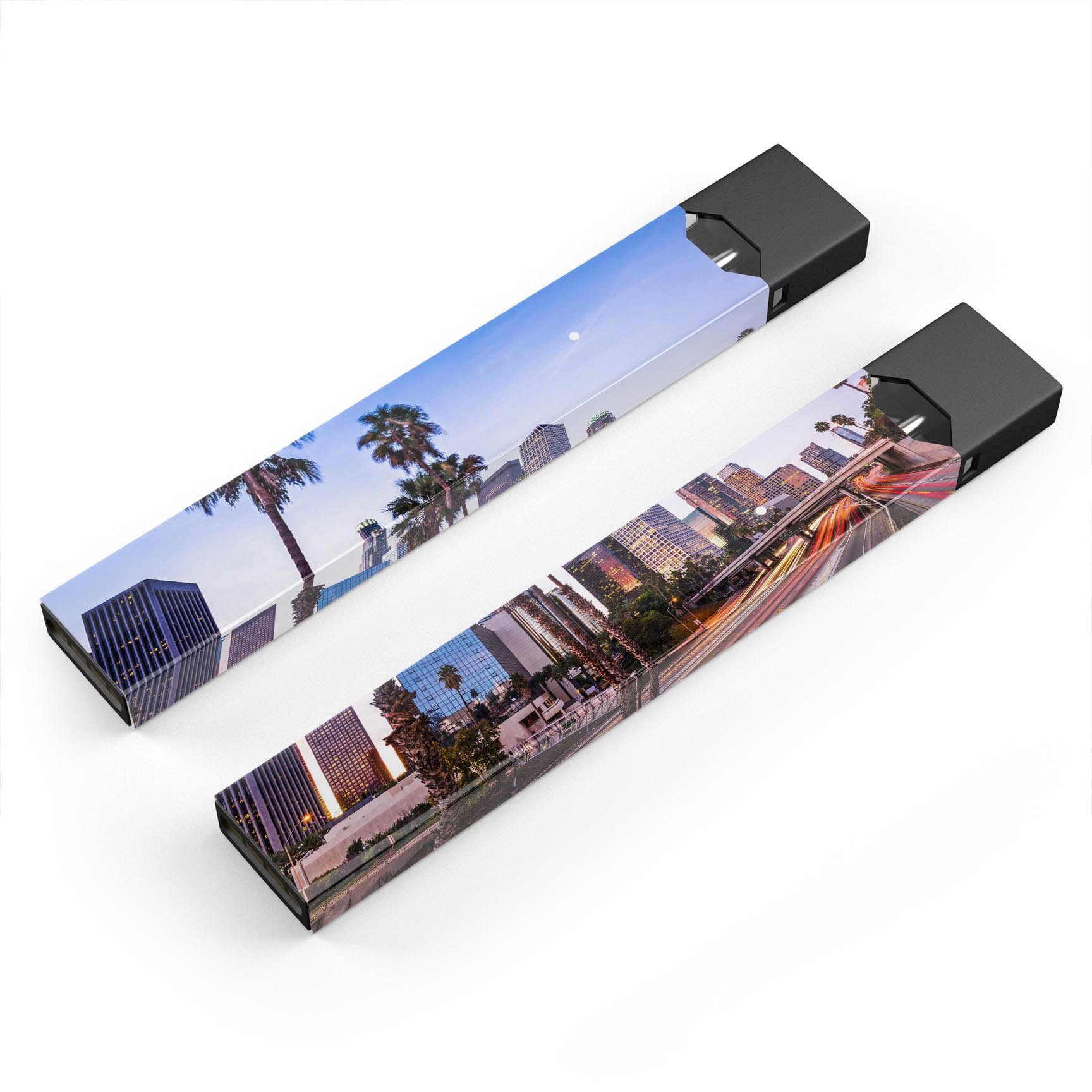 Downtown LA Life V2 premium decal skin-wrap sticker for JUUL device, showcasing vibrant design and protective features.