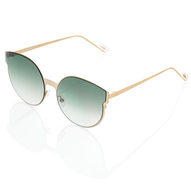 DP69 CARISMA DPS070-02 stylish gold metal round frame glasses for women.