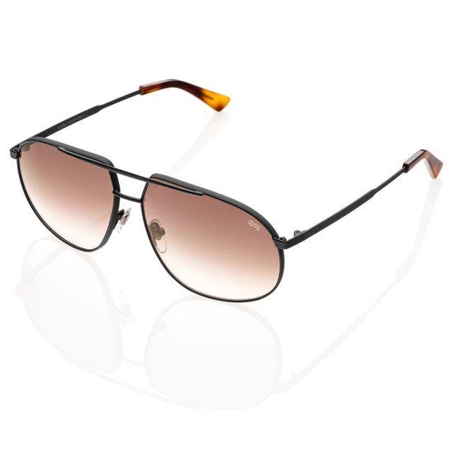 DP69 SICARIO DPS150-03 aviator sunglasses with a full-rimmed metal frame in brown, designed for men.