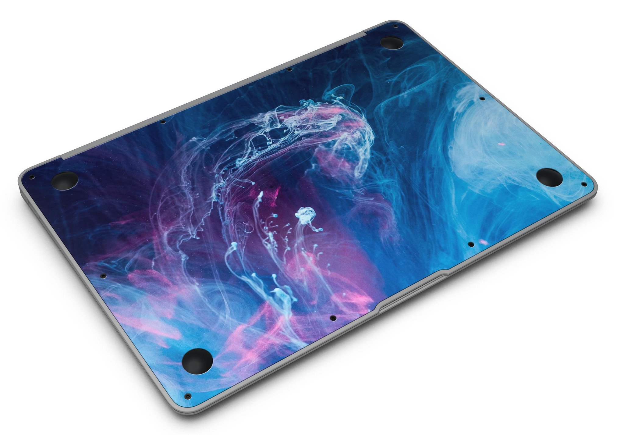 Dream Blue Cloud MacBook Air Skin Kit showcasing vibrant blue cloud design on premium vinyl.