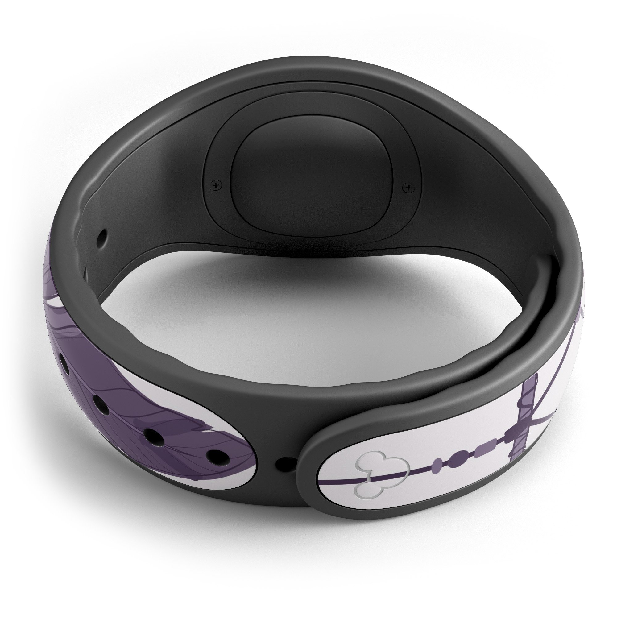 Dreamcatcher Splatter decal skin wrap kit for Disney Magic Band, showcasing vibrant colors and intricate design.