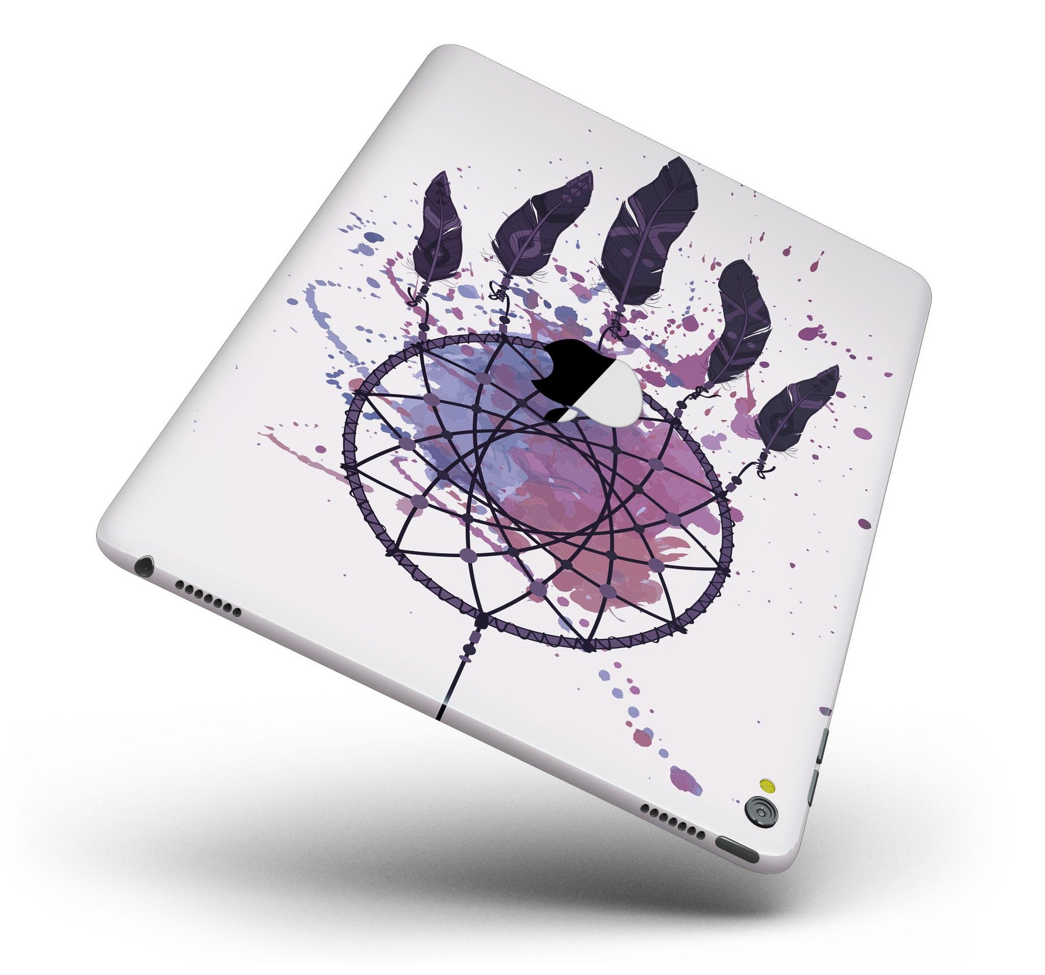 Dreamcatcher Splatter Full Body Skin for iPad Pro, showcasing vibrant colors and unique design.