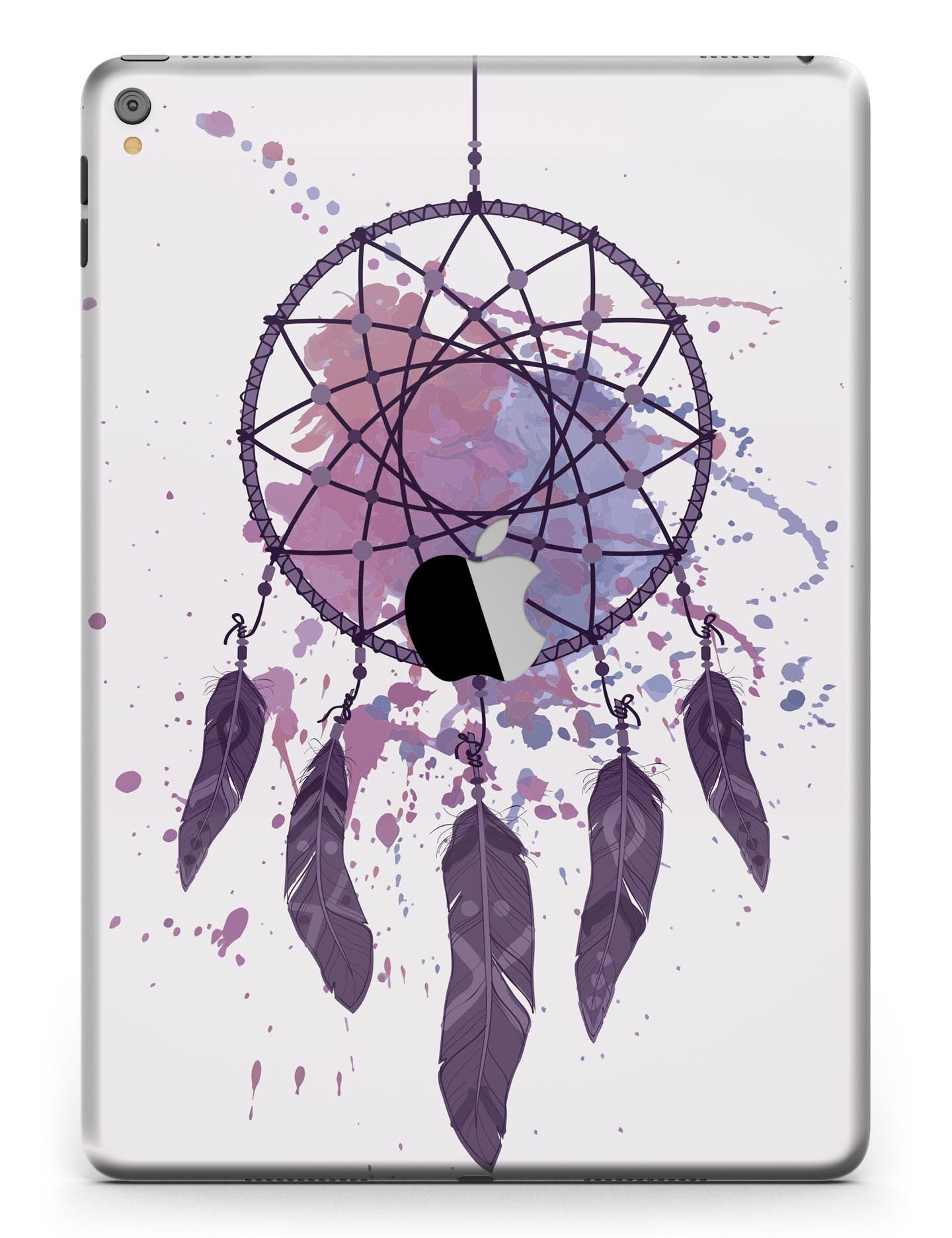 Dreamcatcher Splatter Full Body Skin for iPad Pro, showcasing vibrant colors and unique design.