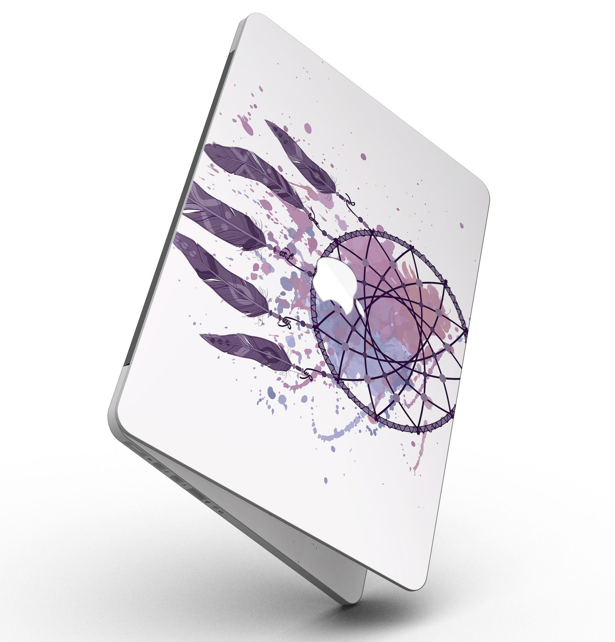 Dreamcatcher Splatter skin for MacBook Pro with Retina Display, showcasing vibrant colors and unique design.