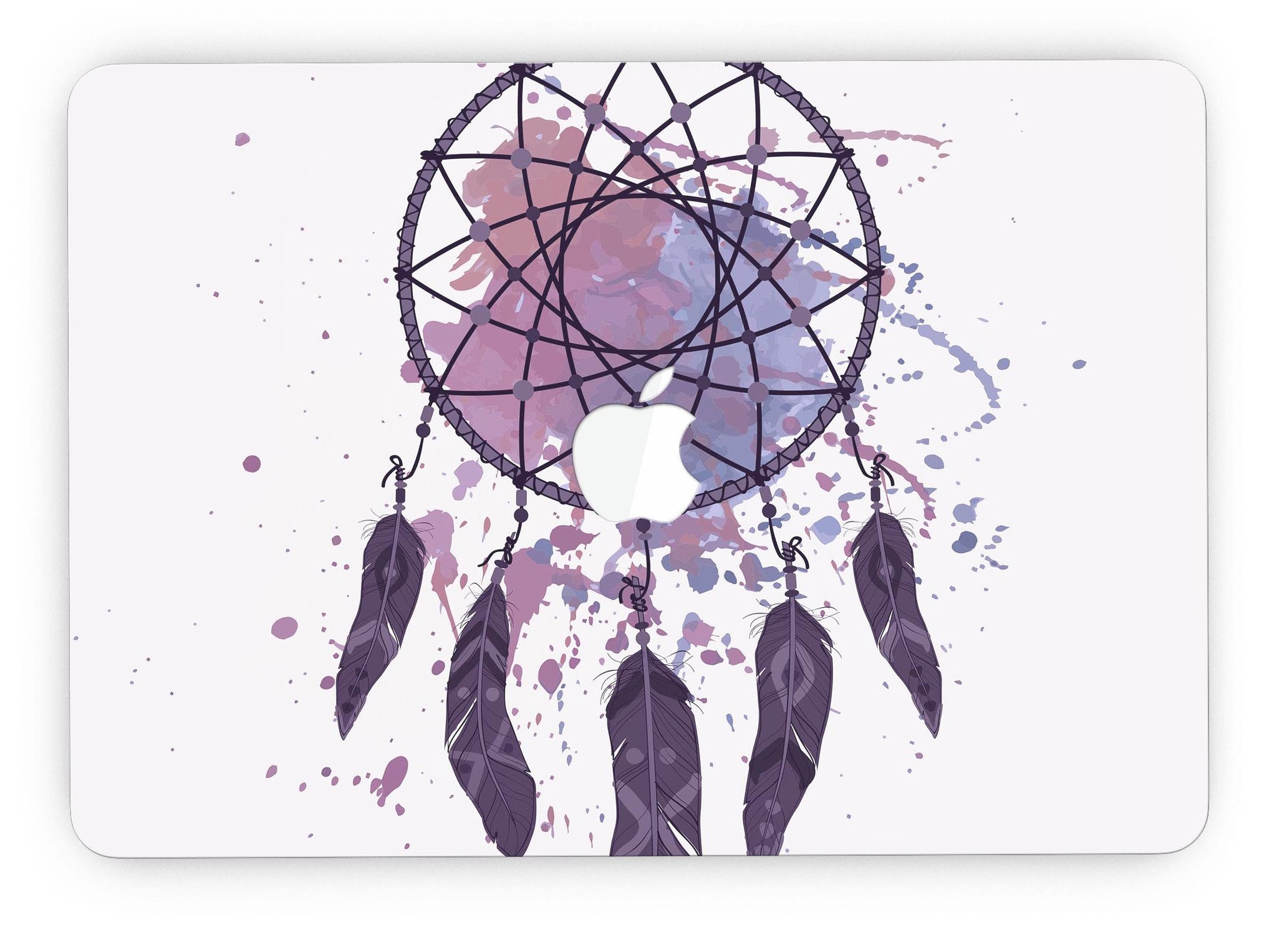 Dreamcatcher Splatter skin for MacBook Pro with Retina Display, showcasing vibrant colors and unique design.