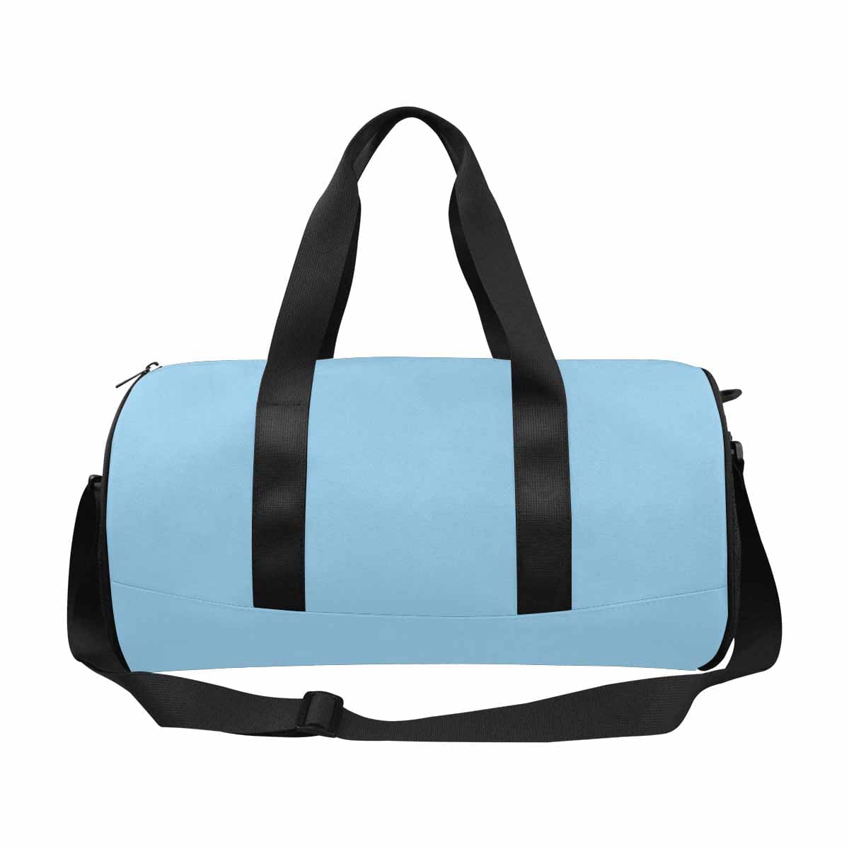 Cornflower Blue Duffel Bag with waterproof fabric and spacious design, ideal for travel and outdoor activities.