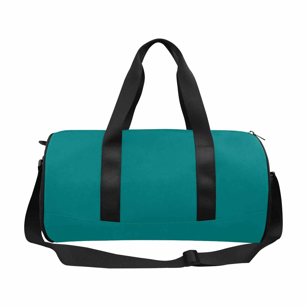 Dark Teal Green Duffel Bag designed for travel and outdoor activities, featuring waterproof fabric and spacious compartments.