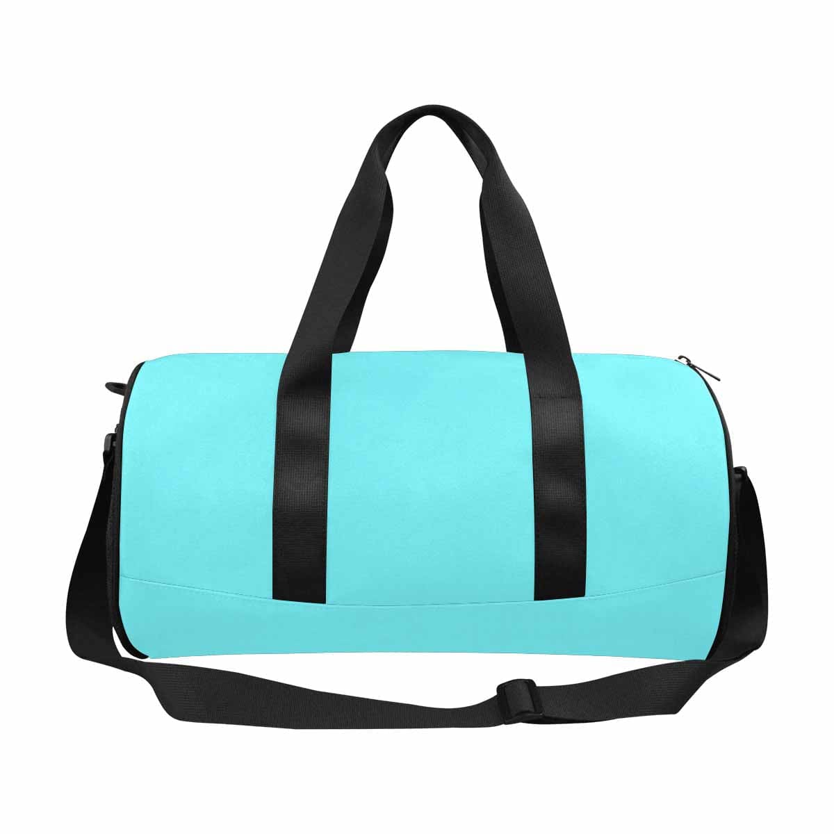 Electric Blue Duffel Bag designed for travel, featuring waterproof fabric and spacious compartments.