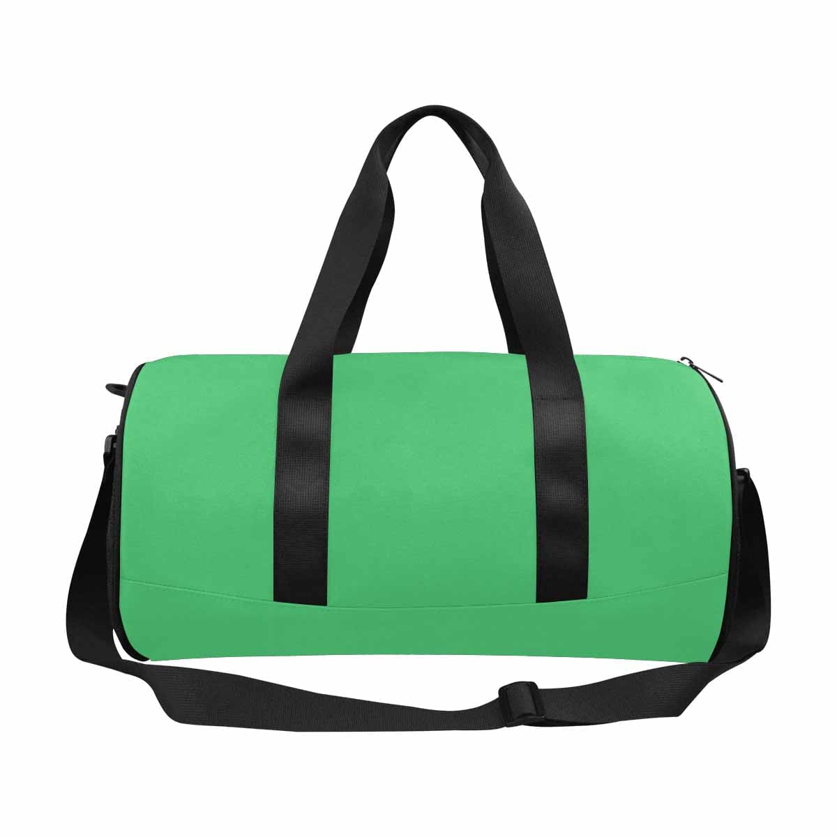 Emerald Green Duffel Bag designed for travel and outdoor activities, featuring waterproof fabric and spacious compartments.