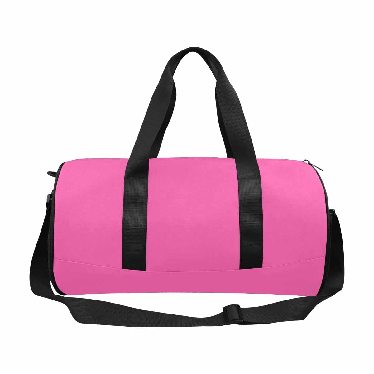 Hot Pink Duffel Bag designed for travel and outdoor activities, featuring waterproof fabric and spacious compartments.