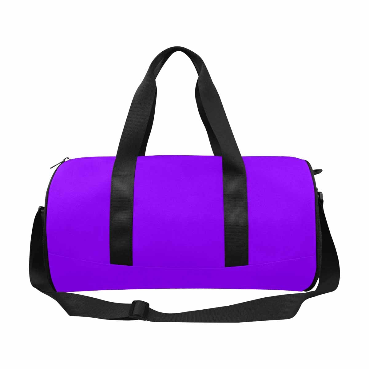 Violet Travel Duffel Bag with waterproof fabric and spacious design, ideal for travel and outdoor activities.