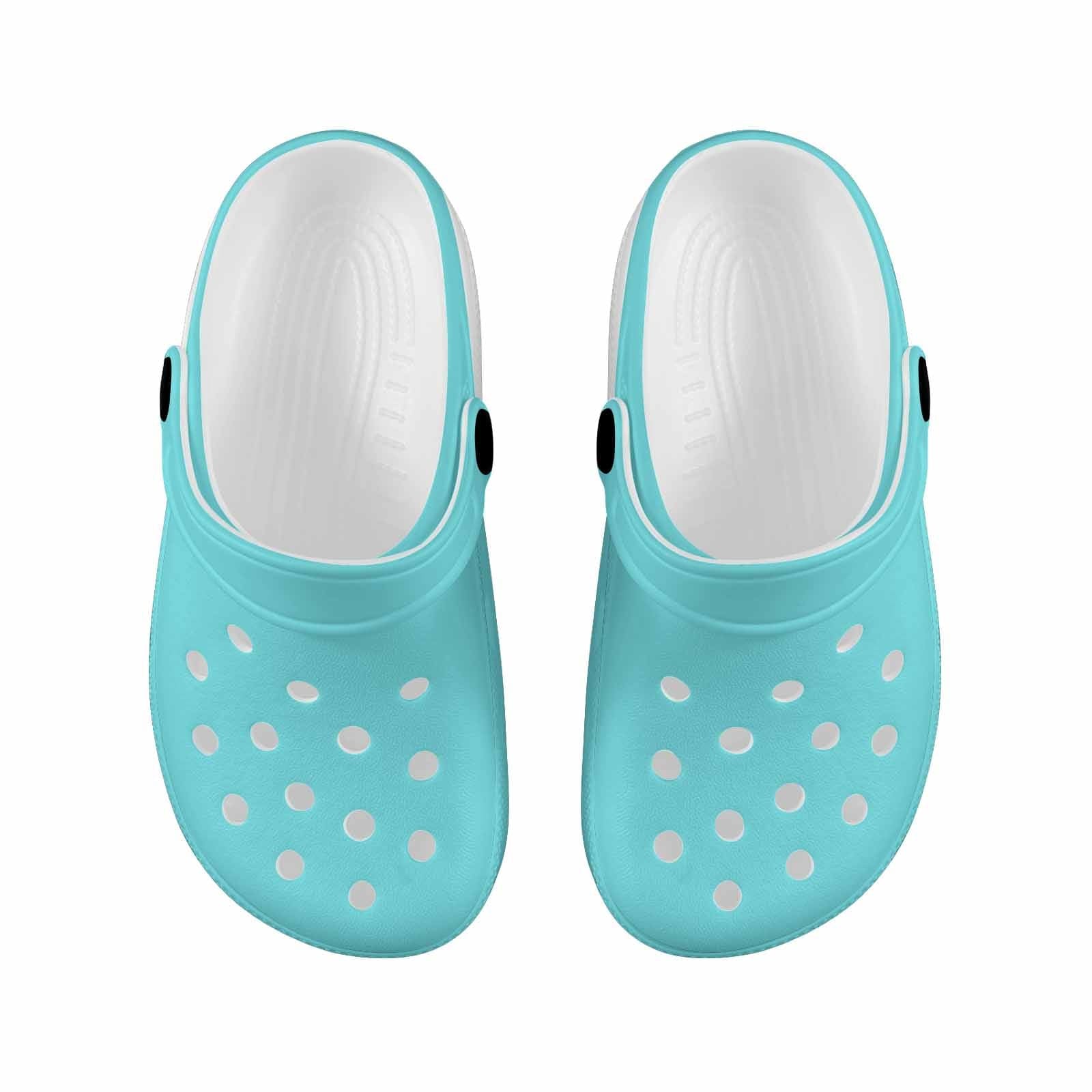 Electric Blue Clogs for Youth showcasing lightweight design and breathable material, perfect for active kids.