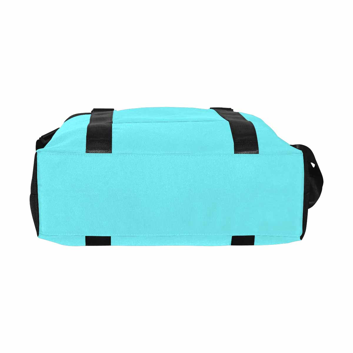 Electric Blue Duffel Bag featuring durable oxford fabric, spacious compartments, and adjustable strap, perfect for travel.